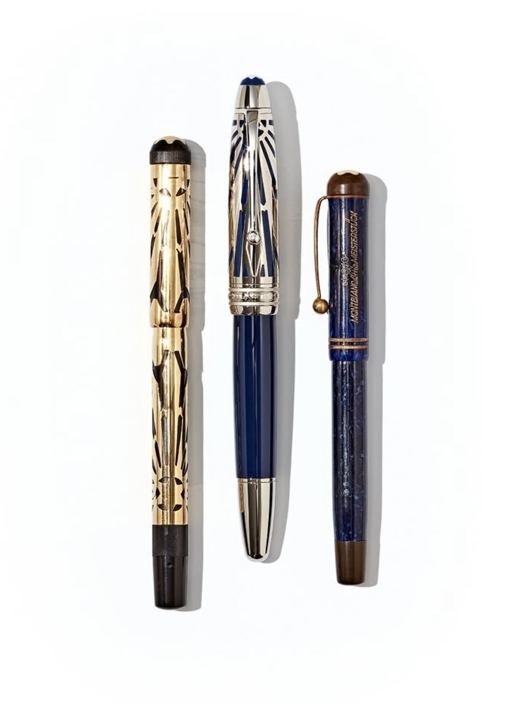 Montblanc 100 years Meisterstück The Origin Collection Blue LeGrand Vulpen 146 (Au585/14K) 0.62mm M - Medium