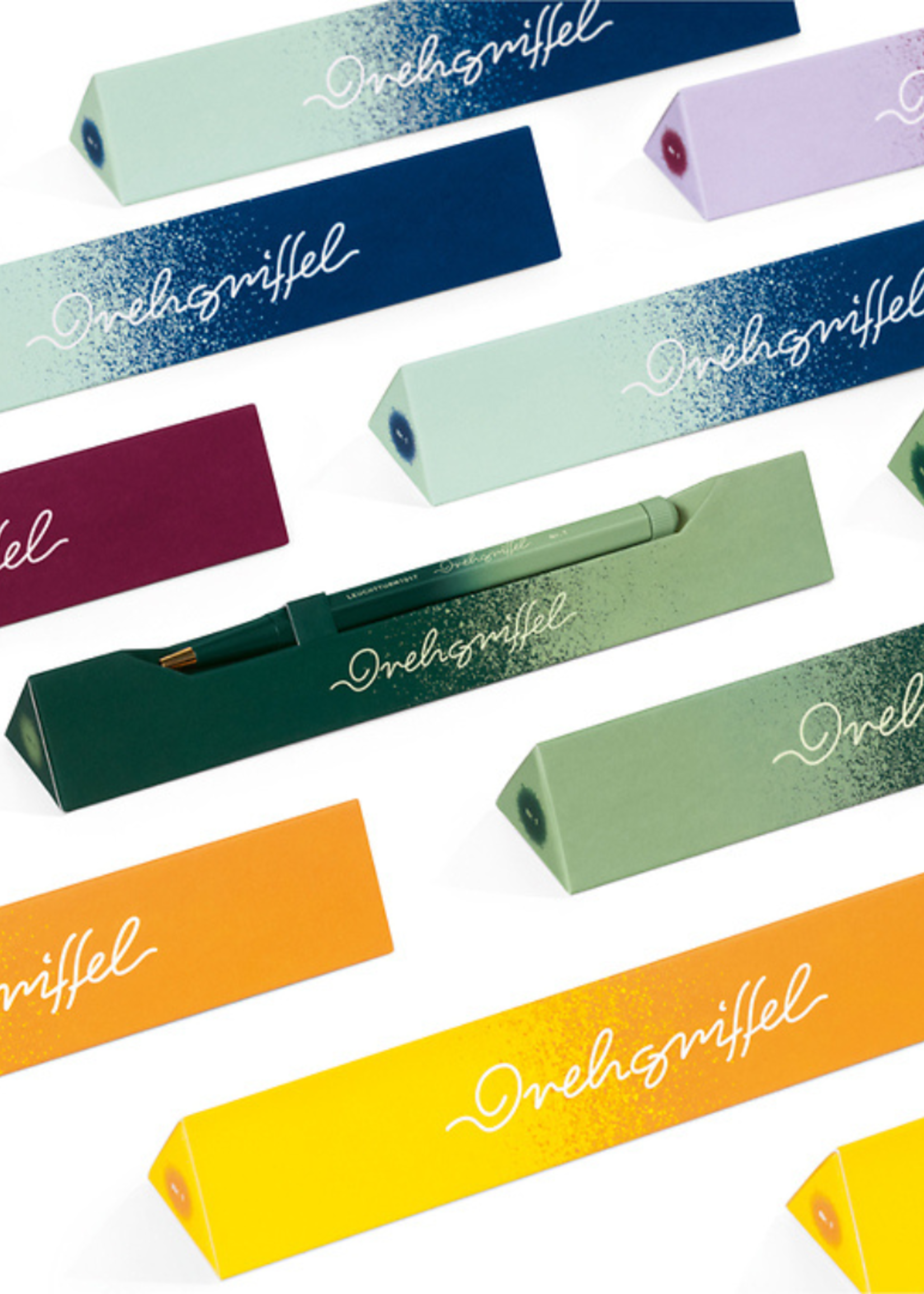 Leuchtturm1917 Drehgriffel Nr. 1 GEL Mint Port Red/Lilac Gradient