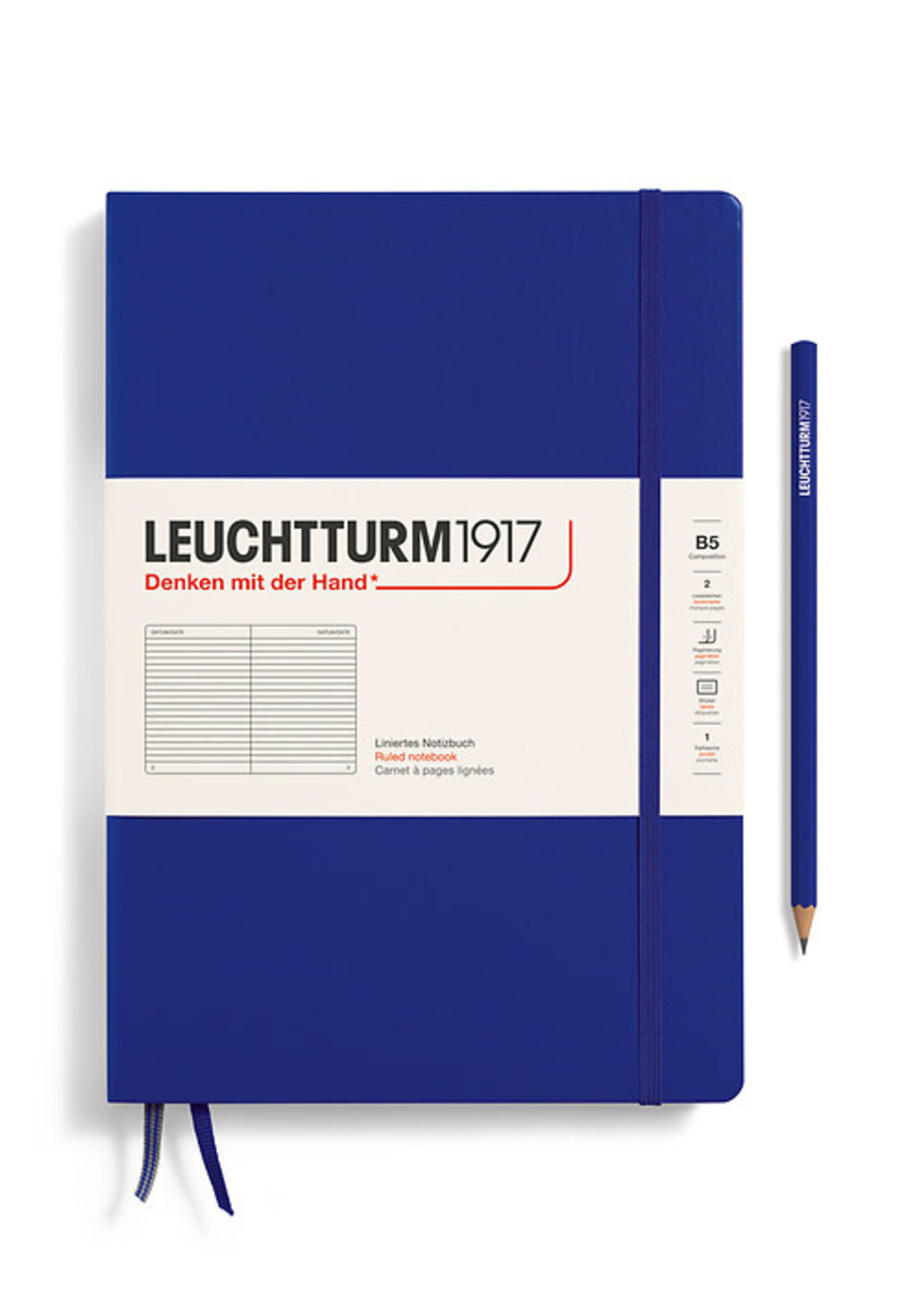 Leuchtturm1917 Notitieboek Composition B5 Soft Cover Ink Gelijnd