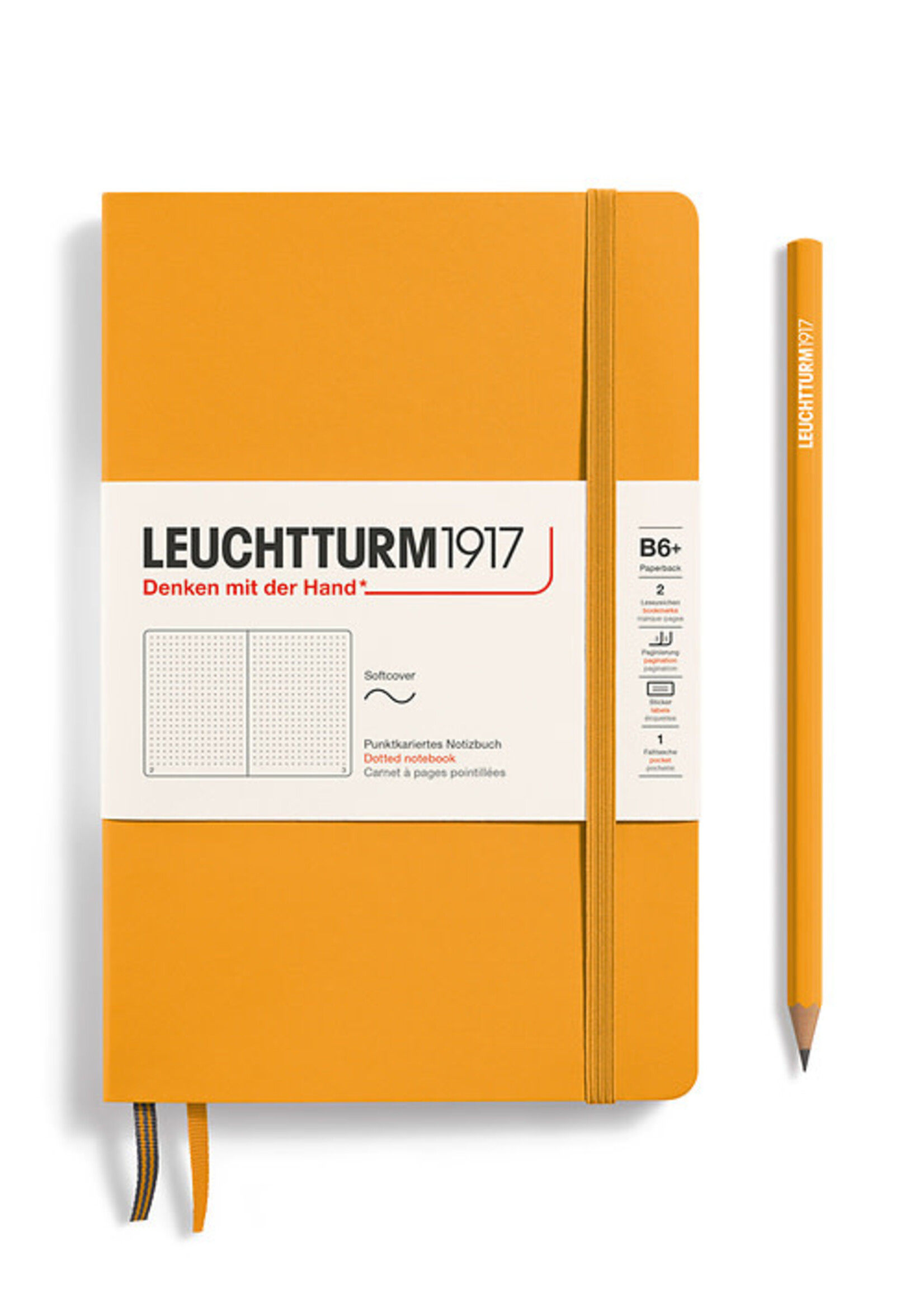 Leuchtturm1917 Notitieboek Paperback B6+ Soft Cover Rising Sun Dotted