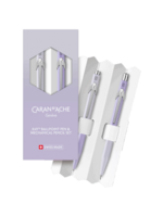 Caran d'Ache 849 & 844 Blooming Lavender Set Balpen en Vulpotlood (0.5)