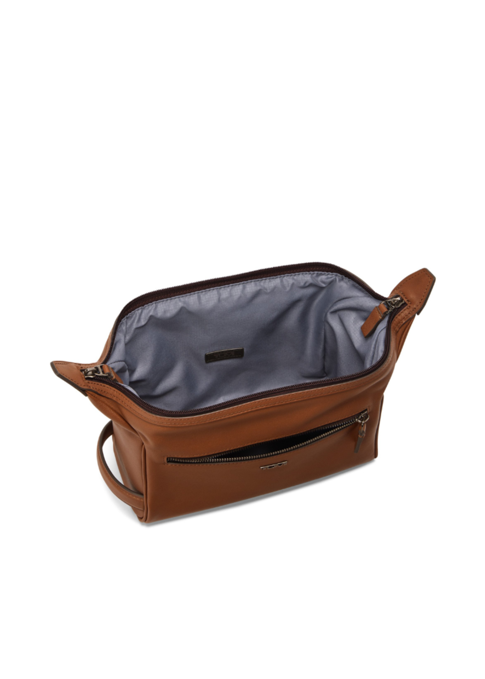 TUMI Toilettas met Frame Cognac
