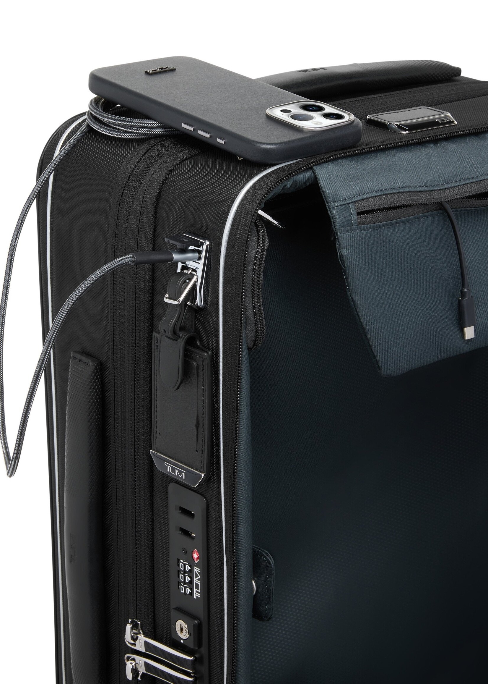 TUMI Premium Line Arrivé Sadler Continental Uitbreidbare Carry -On 56cm