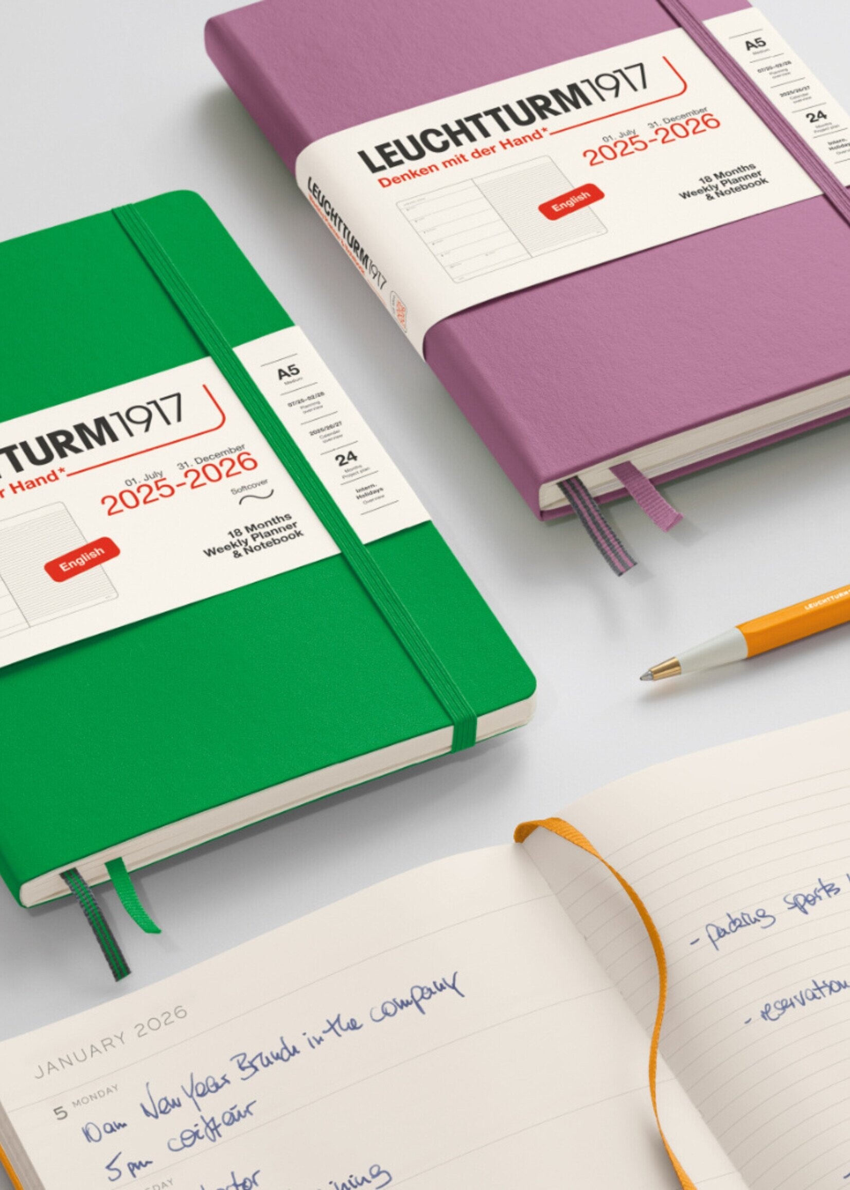 Leuchtturm1917 Agenda 2026 Composition Hard Cover Weekly/Note Deep Sea