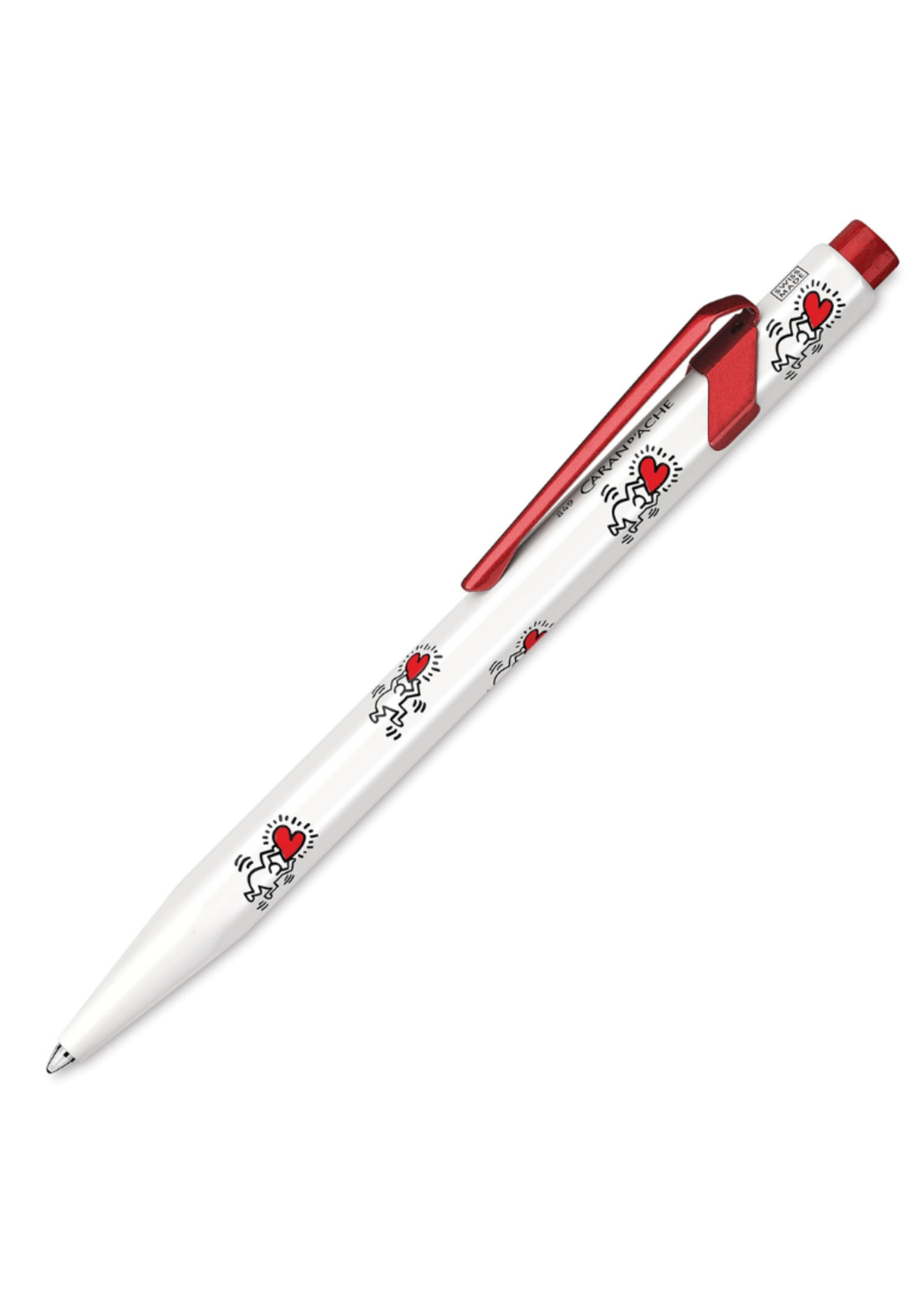 Caran d'Ache 849 + Keith Haring LE Wit Balpen