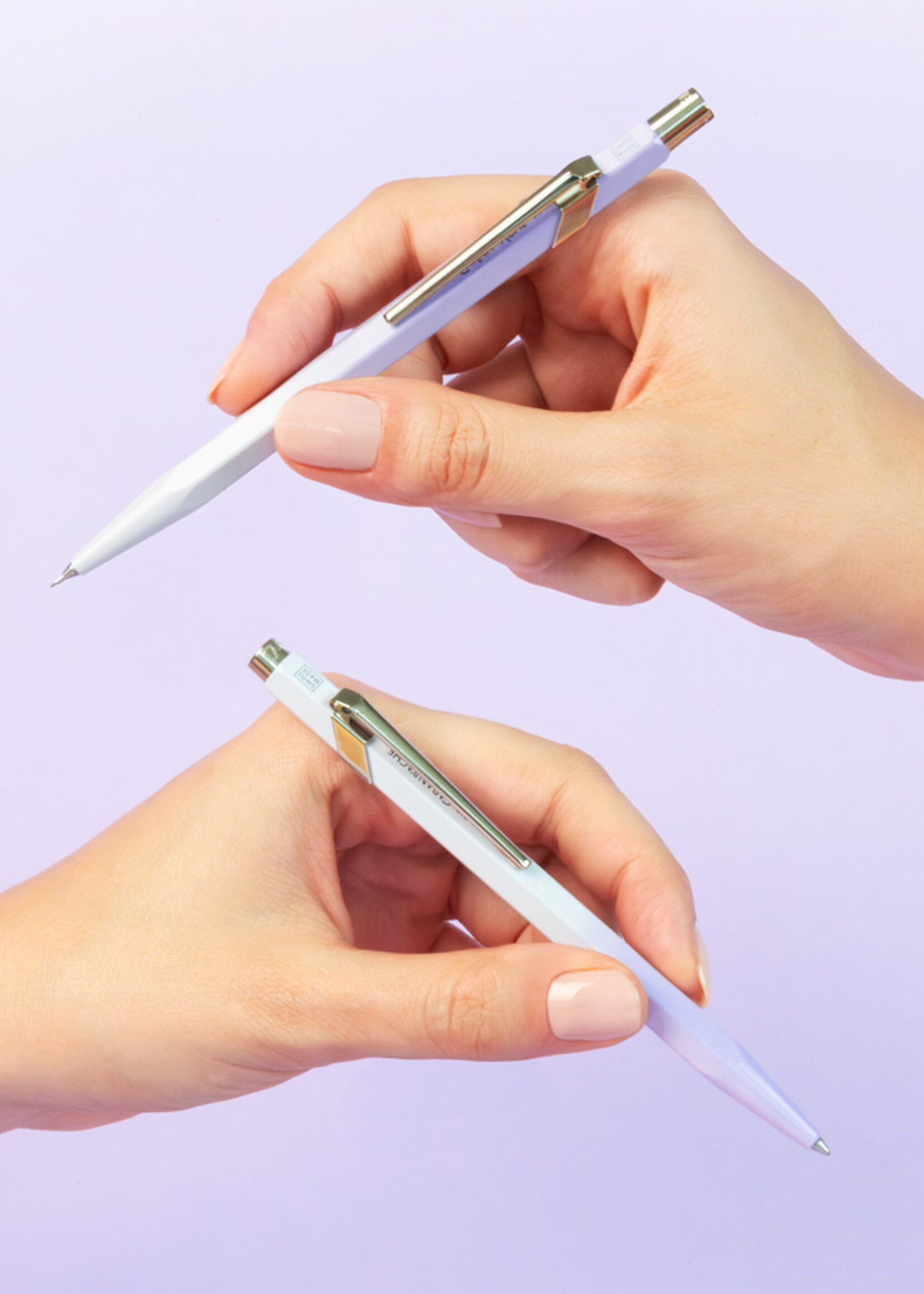 Caran d'Ache 849 & 844 Blooming Lavender Set Balpen & Vulpotlood (0.5)