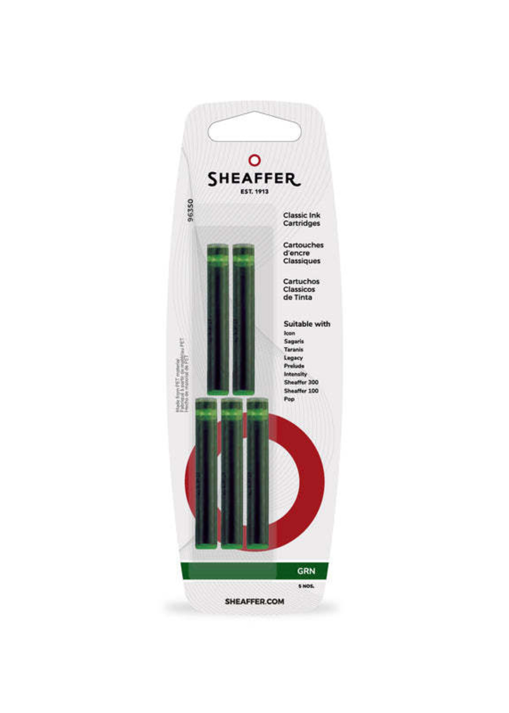 Sheaffer Inkt Vulling Standaard Groen