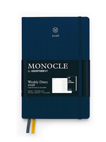 Monocle by Leuchtturm1917 Linnen Agenda 2026 Weekly/ Note Navy