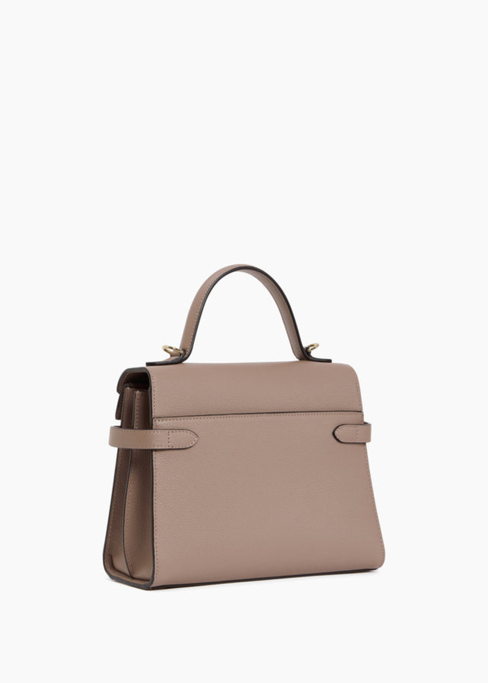 Le Tanneur Grote Handtas Emilie met dubbele flap Mauve
