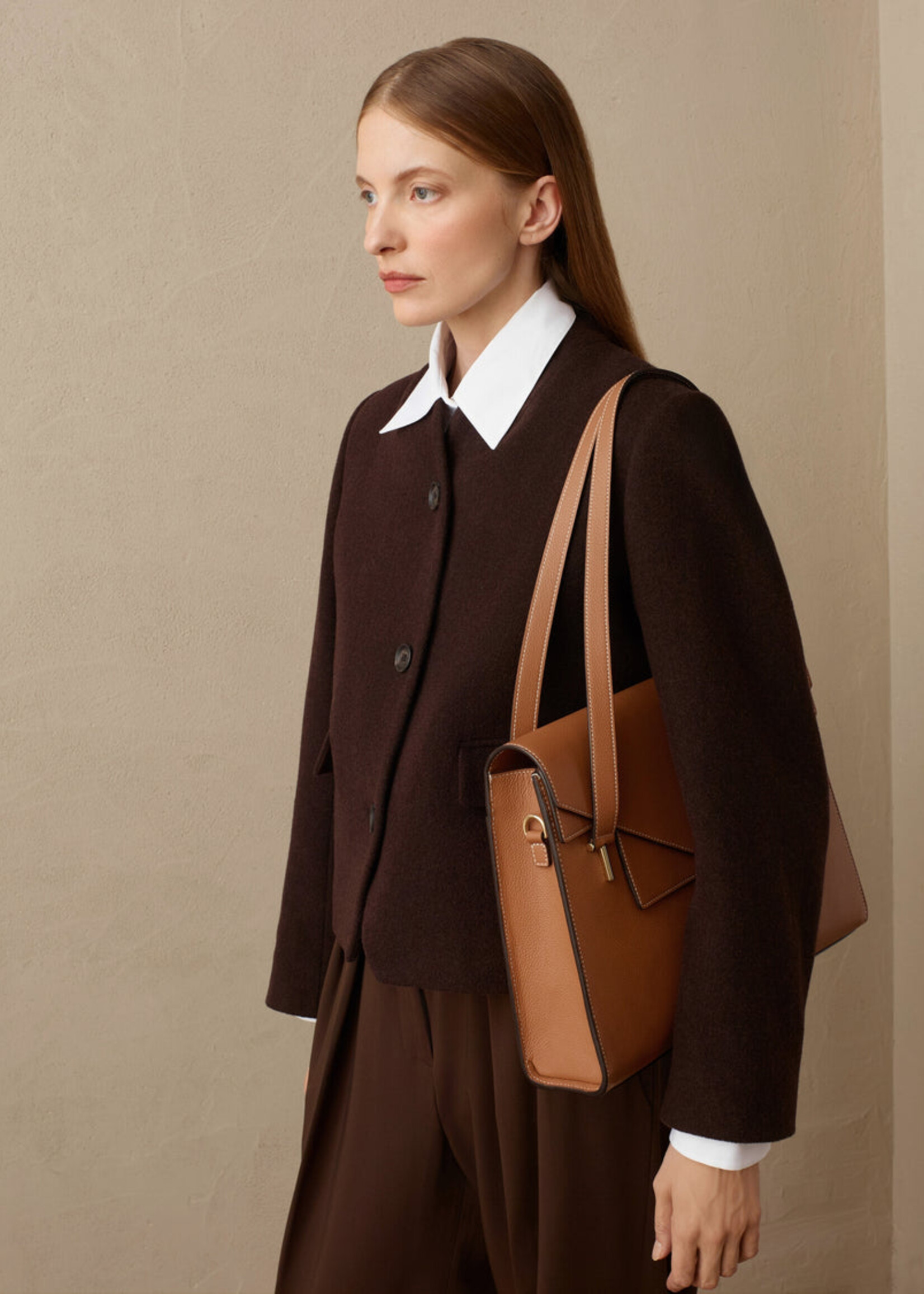 Le Tanneur Businesstas Emilie 13" Cognac