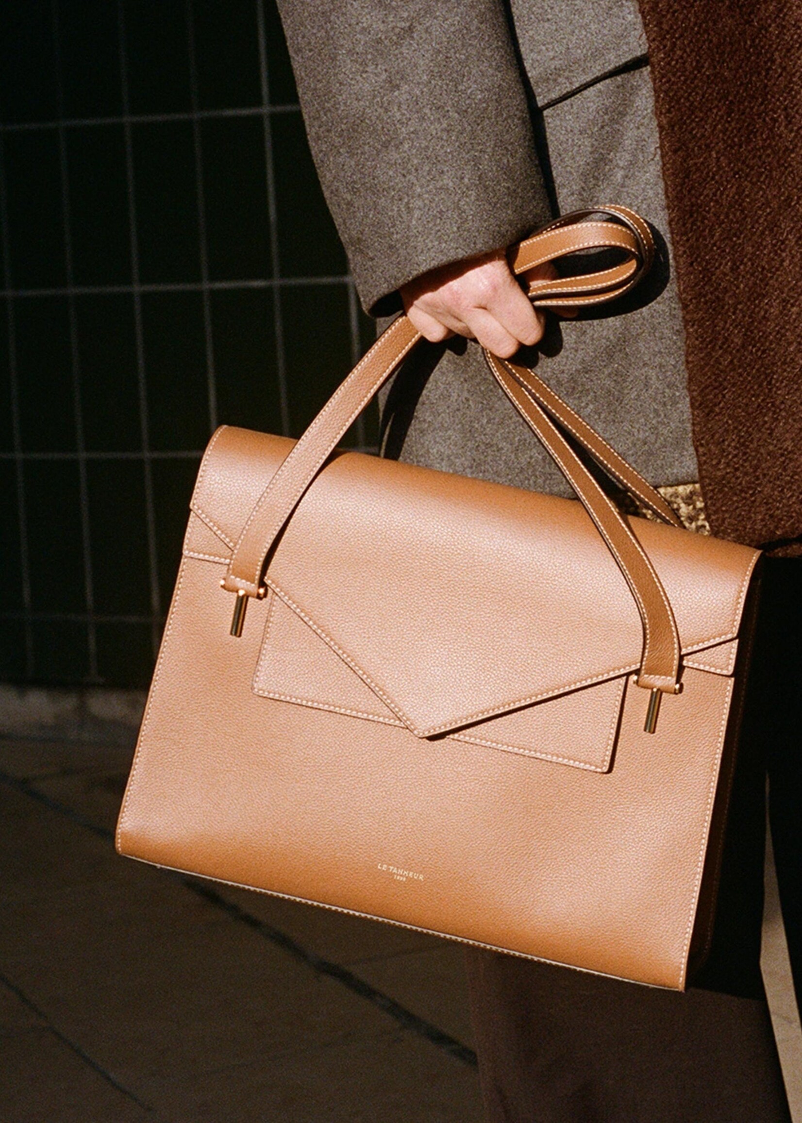 Le Tanneur Businesstas Emilie 13" Cognac