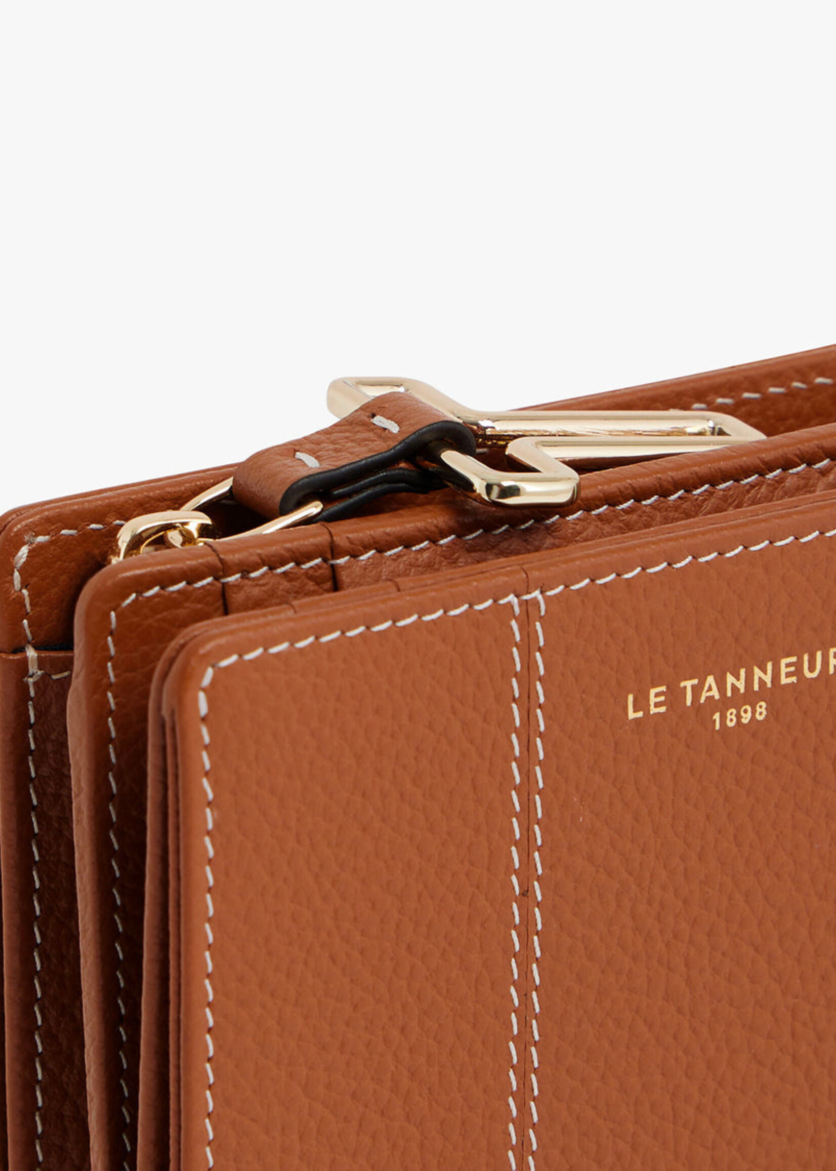 Le Tanneur Portemonnee Juliette Klein Cognac
