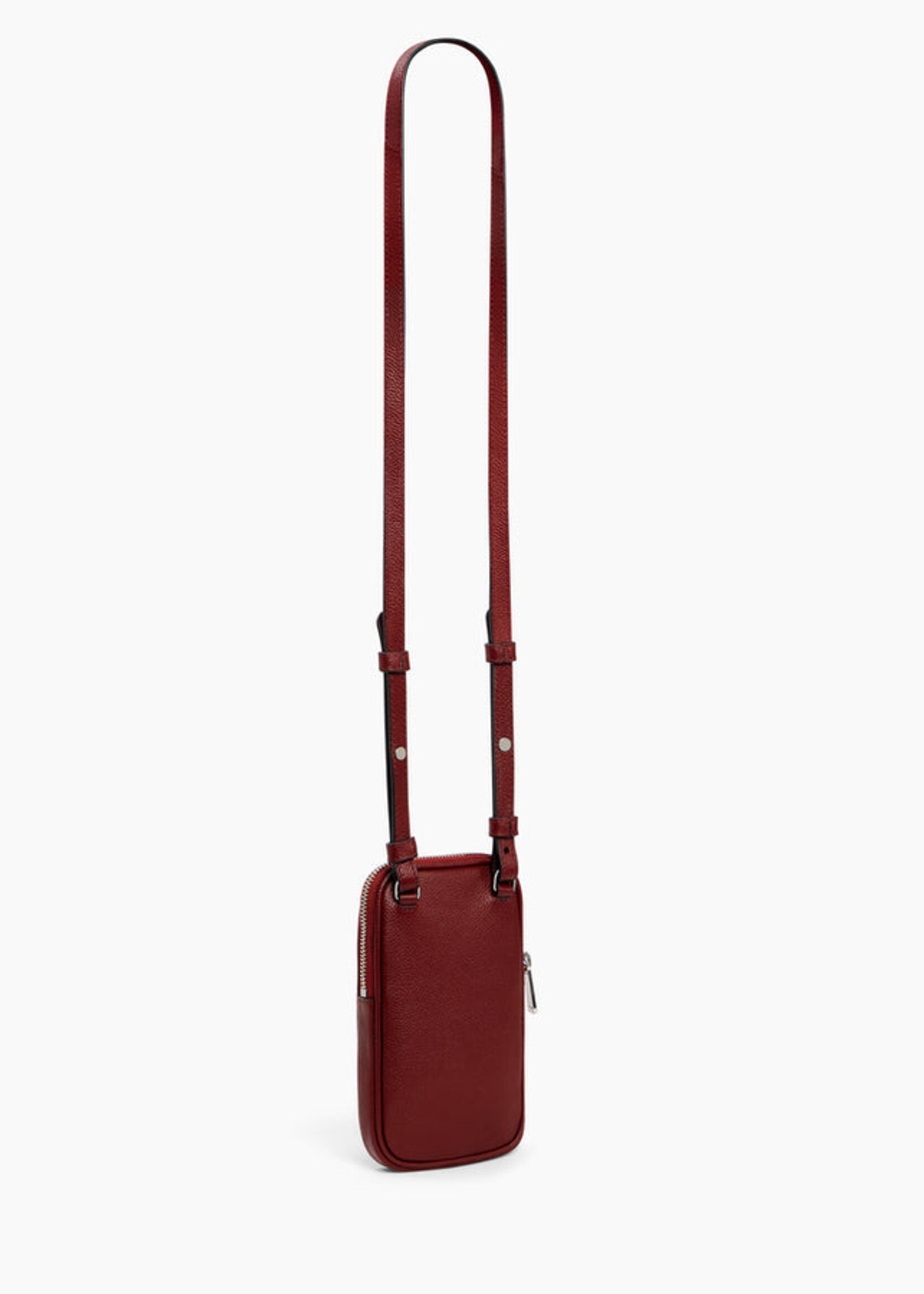 Le Tanneur CrossOver RFID Smal Emile Garnet Red