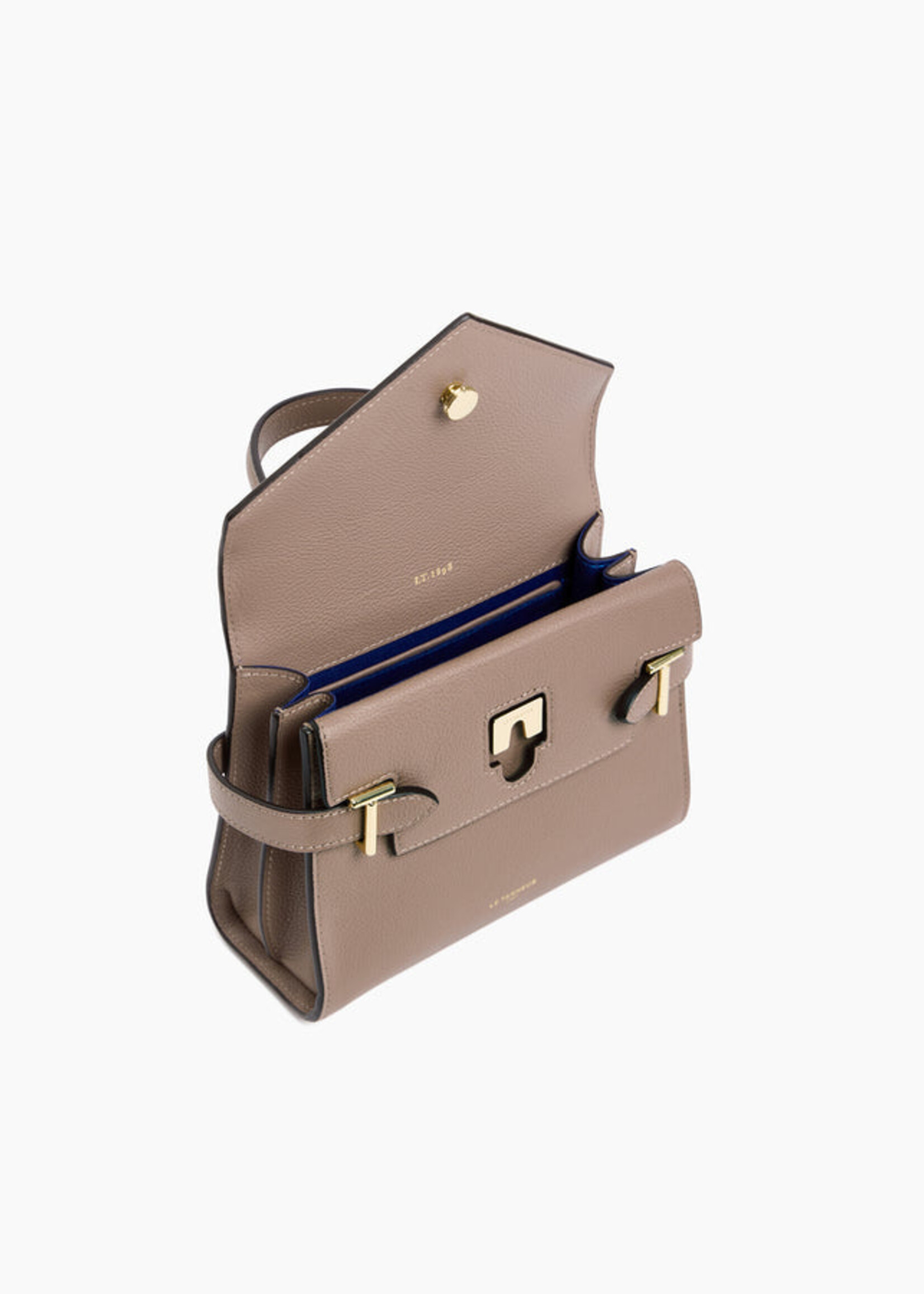 Le Tanneur Kleine Handtas Emilie met dubbele flap Mauve