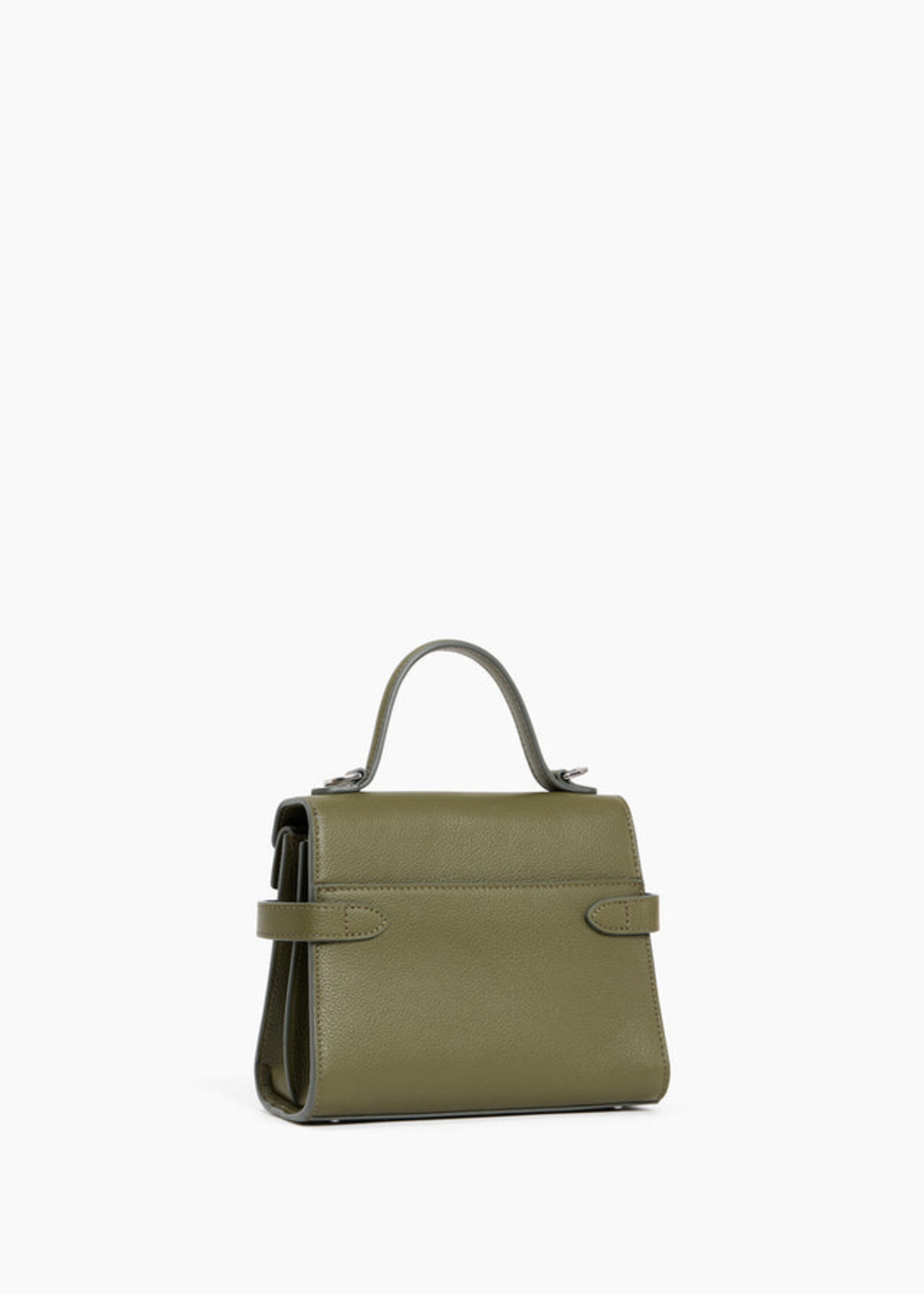 Le Tanneur Kleine Handtas Emilie met dubbele flap Olive Green