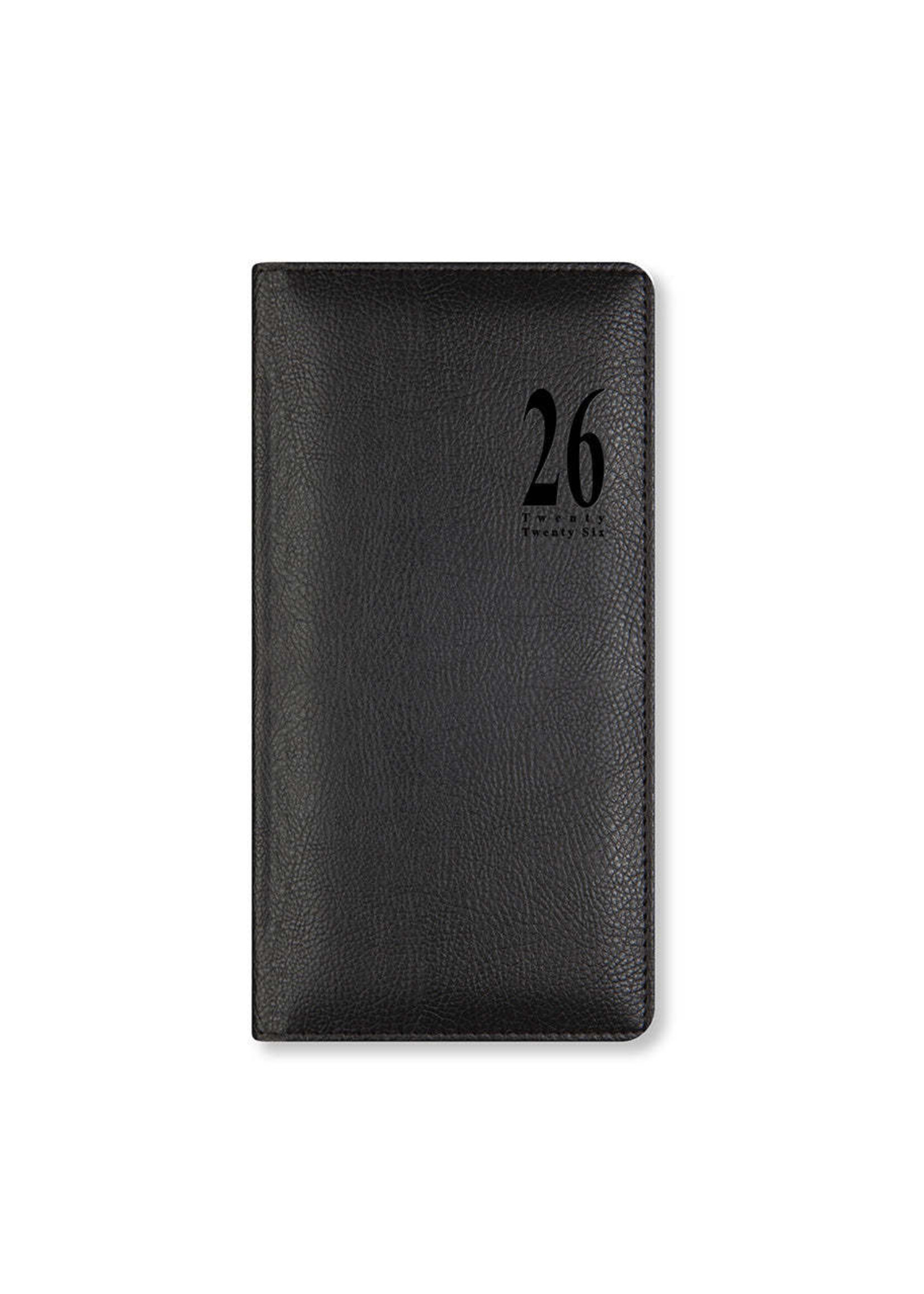 Letts of London Agenda 2026 Milano Slim week/2pag. Black