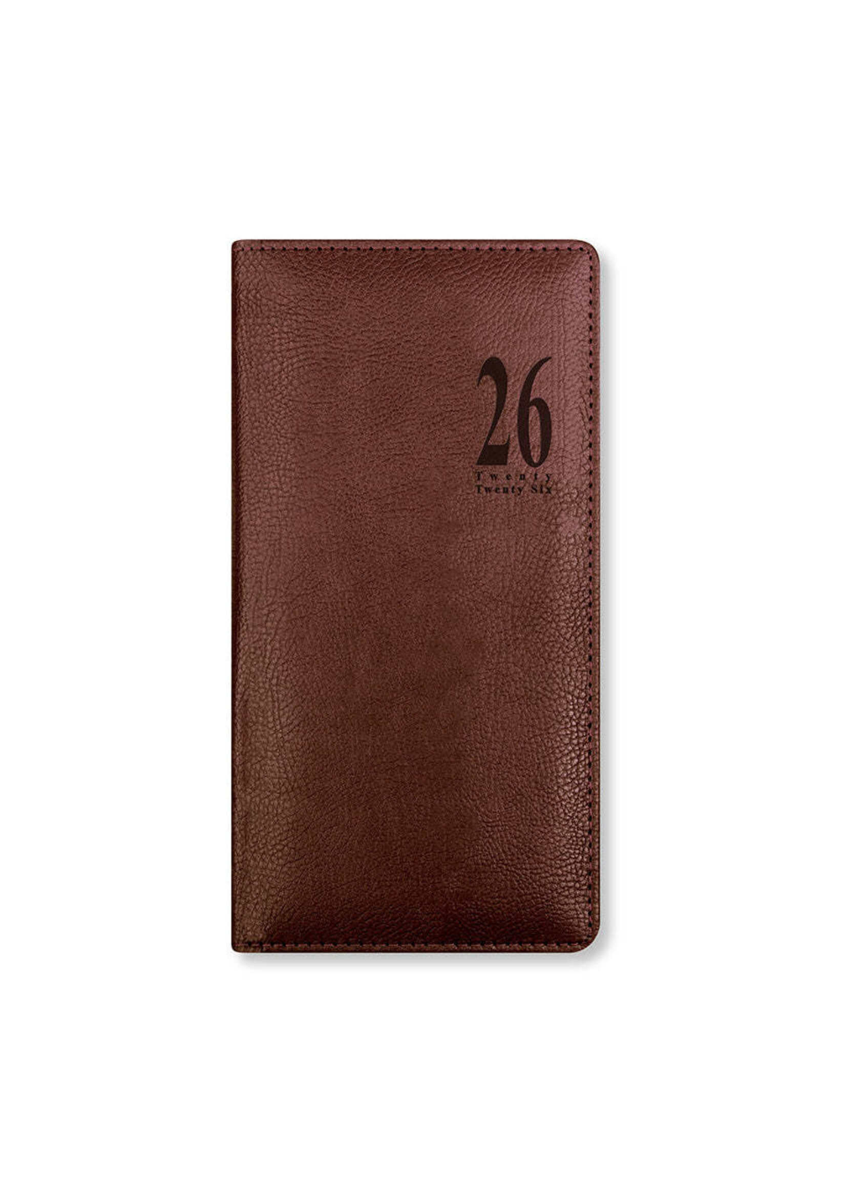 Letts of London Agenda 2026 Milano Slim week Brown