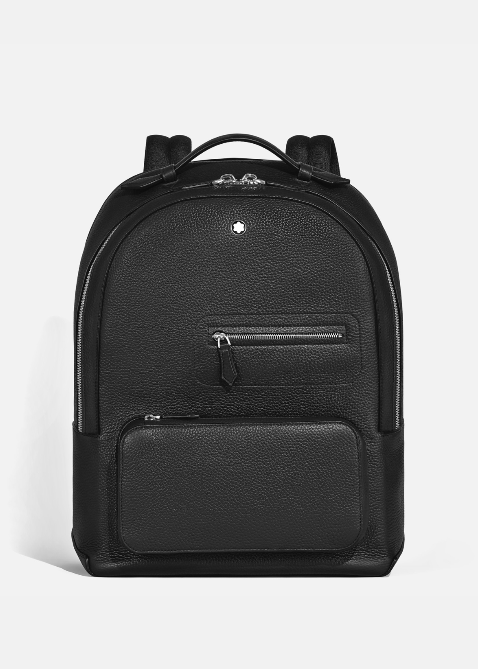 Montblanc Rugzak Soft Grain Medium 14" 3 compartimenten Black