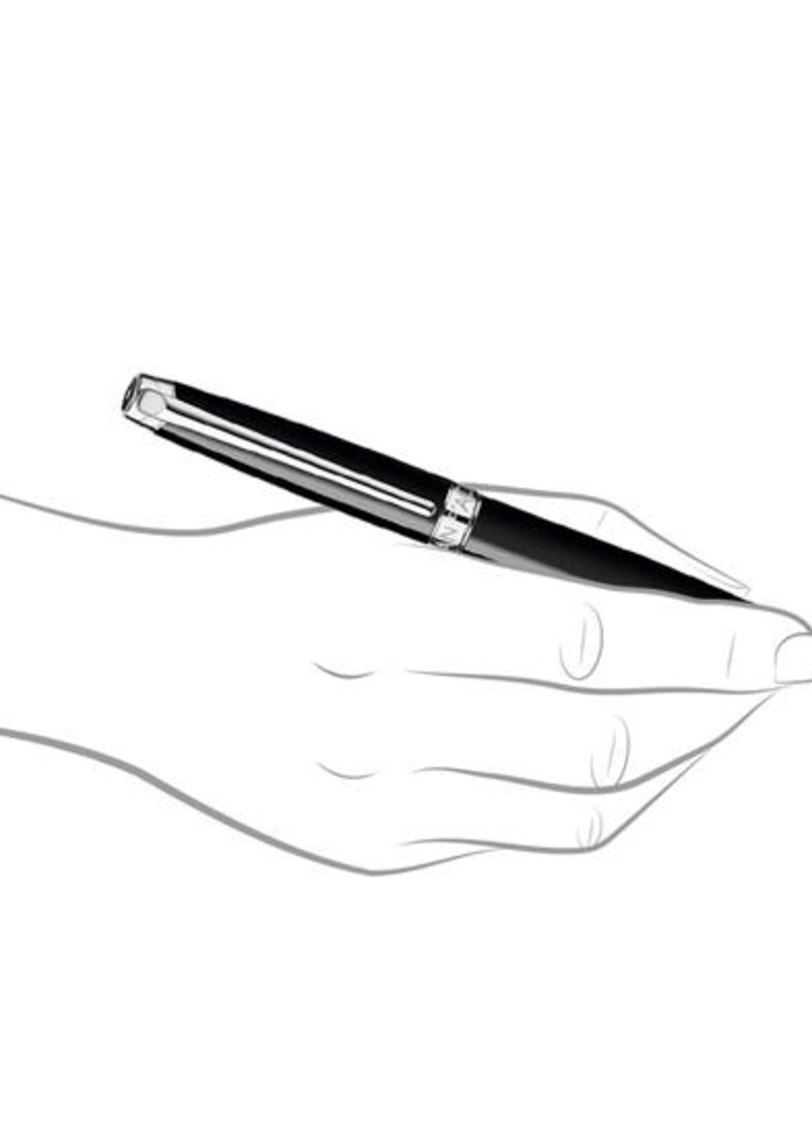 Caran d'Ache Léman Ebony Black Balpen