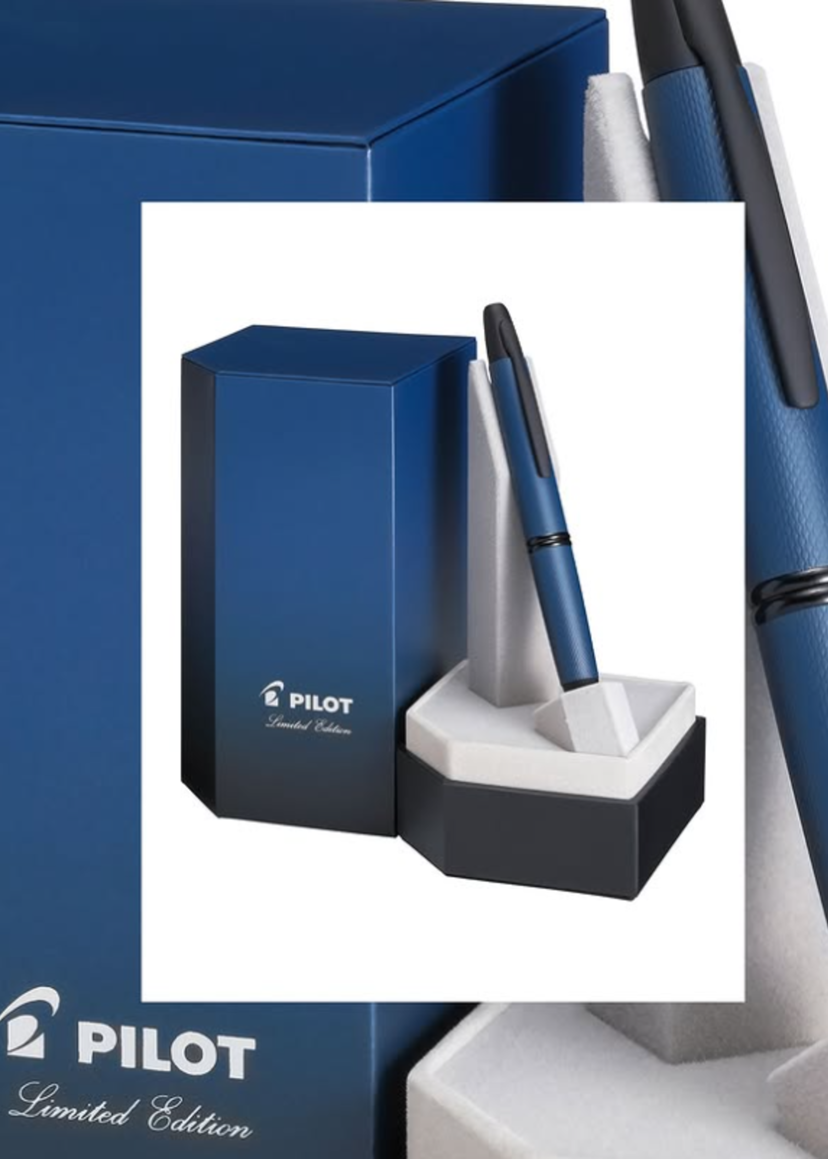 Pilot Capless Limited Edition '25 Link Midnight Guiloche Matt Blue/Black