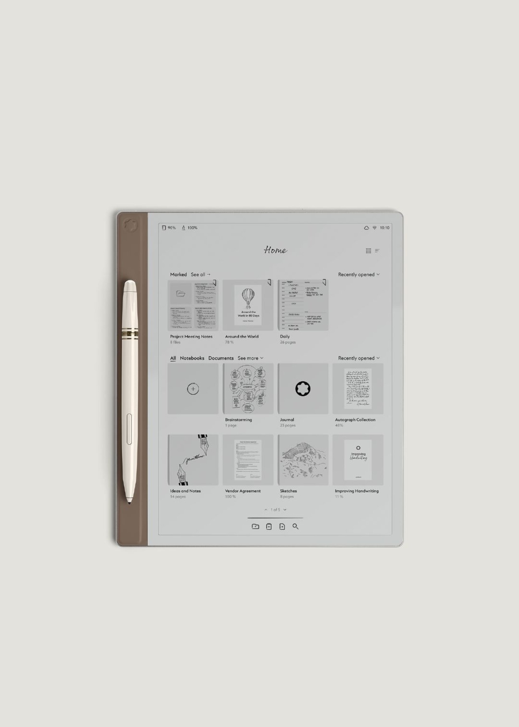 Montblanc Digital Paper, Elixir Gold