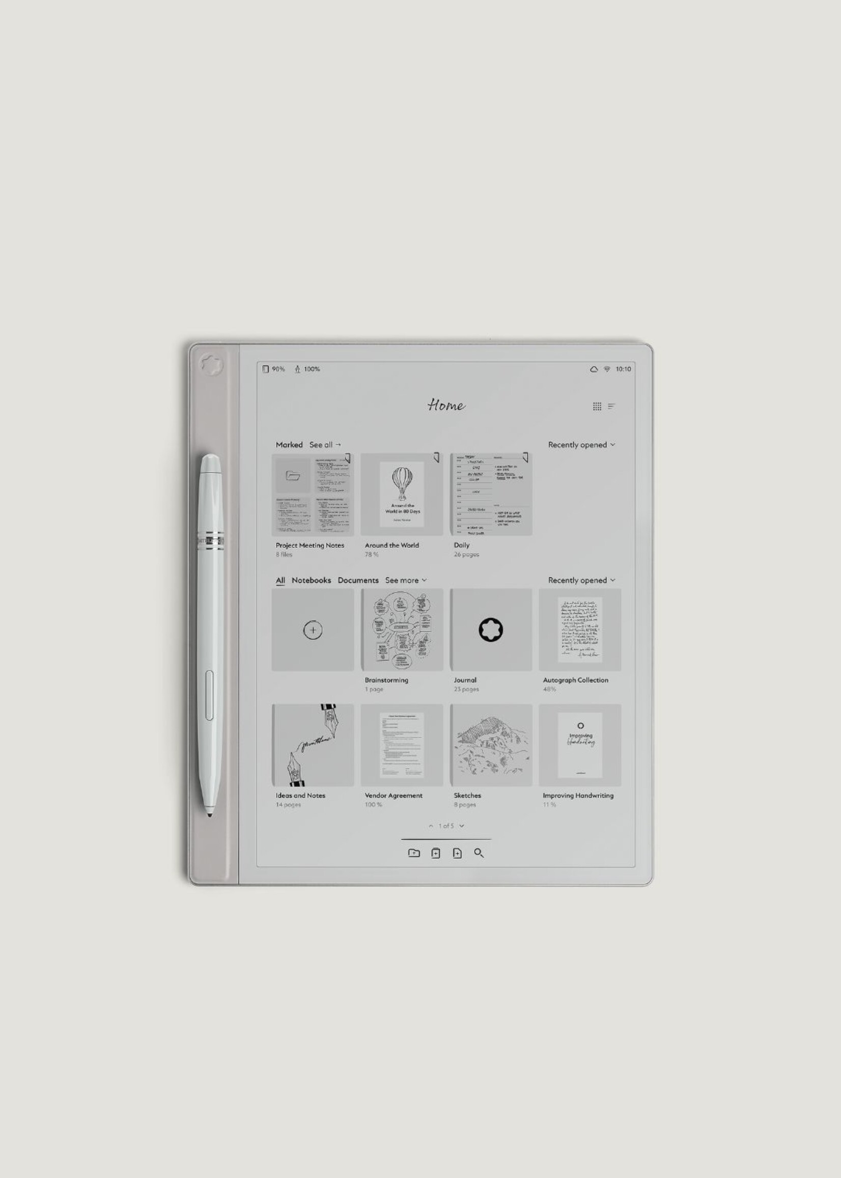 Montblanc Digital Paper, Cool Grey