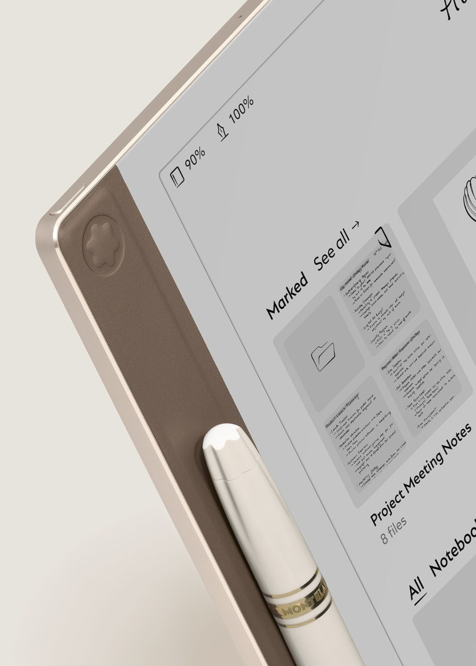 Montblanc Digital Paper, Elixir Gold