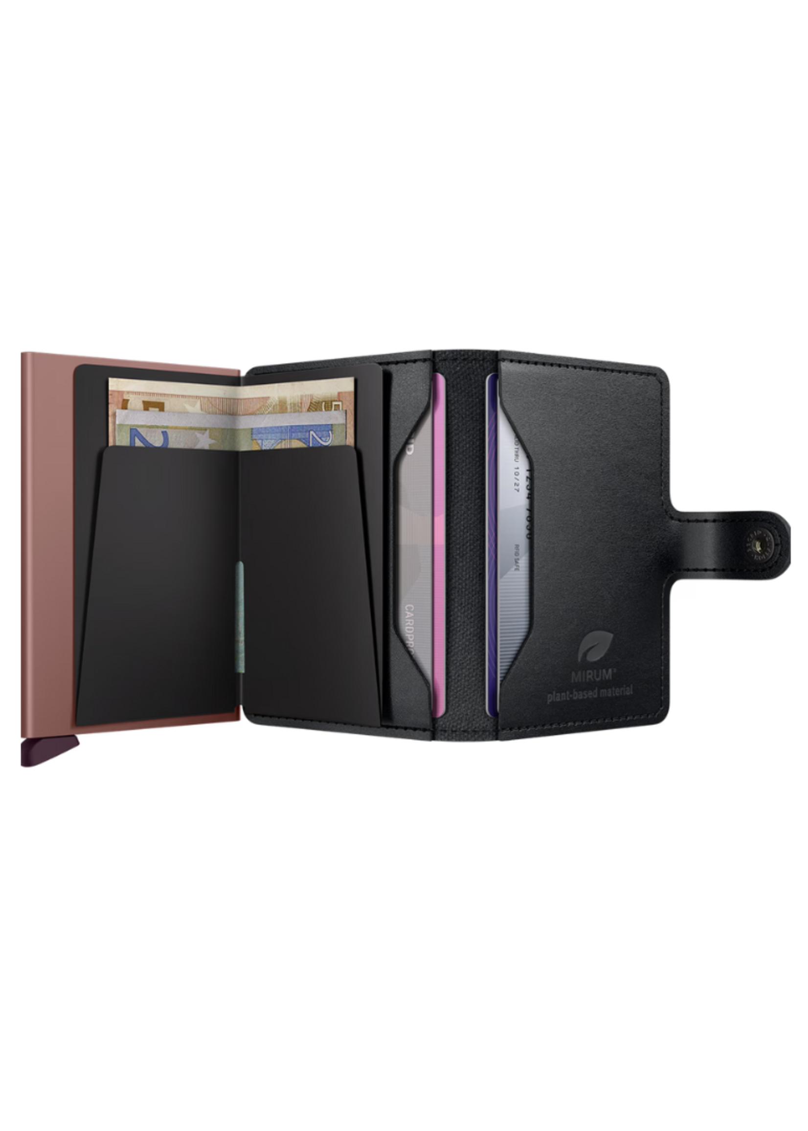 Secrid Mini Wallet Mirum Plant-Based Black Rose