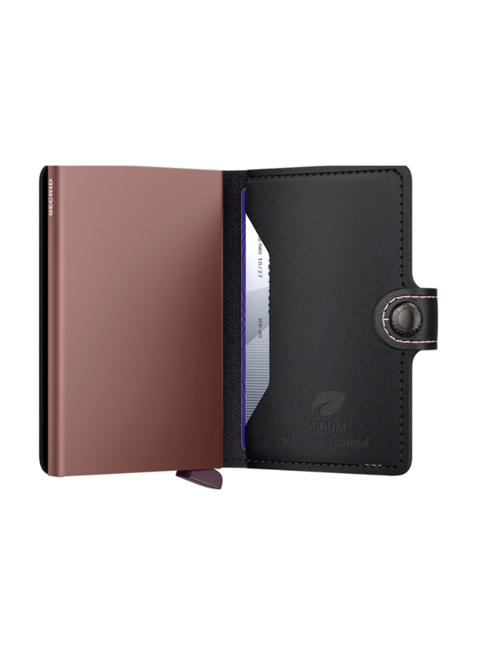 Secrid Mini Wallet Mirum Plant-Based Black Rose