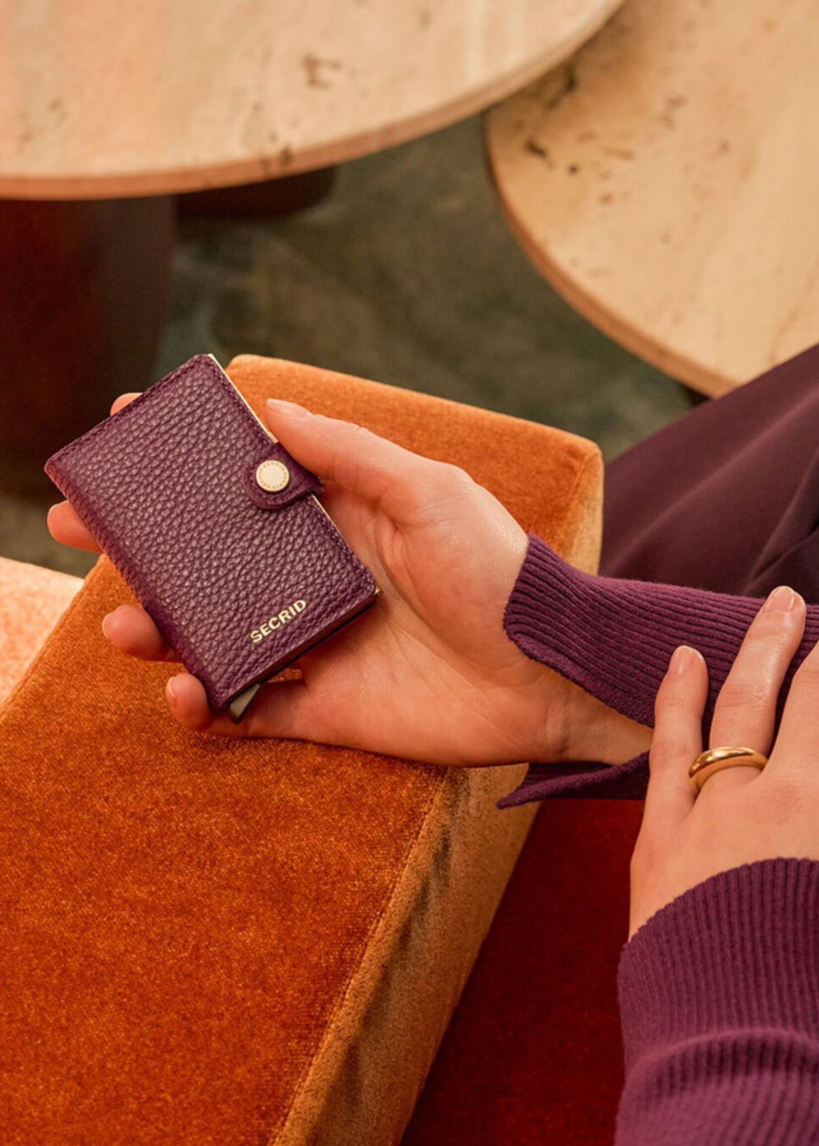 Secrid Mini Wallet Pebble Grape