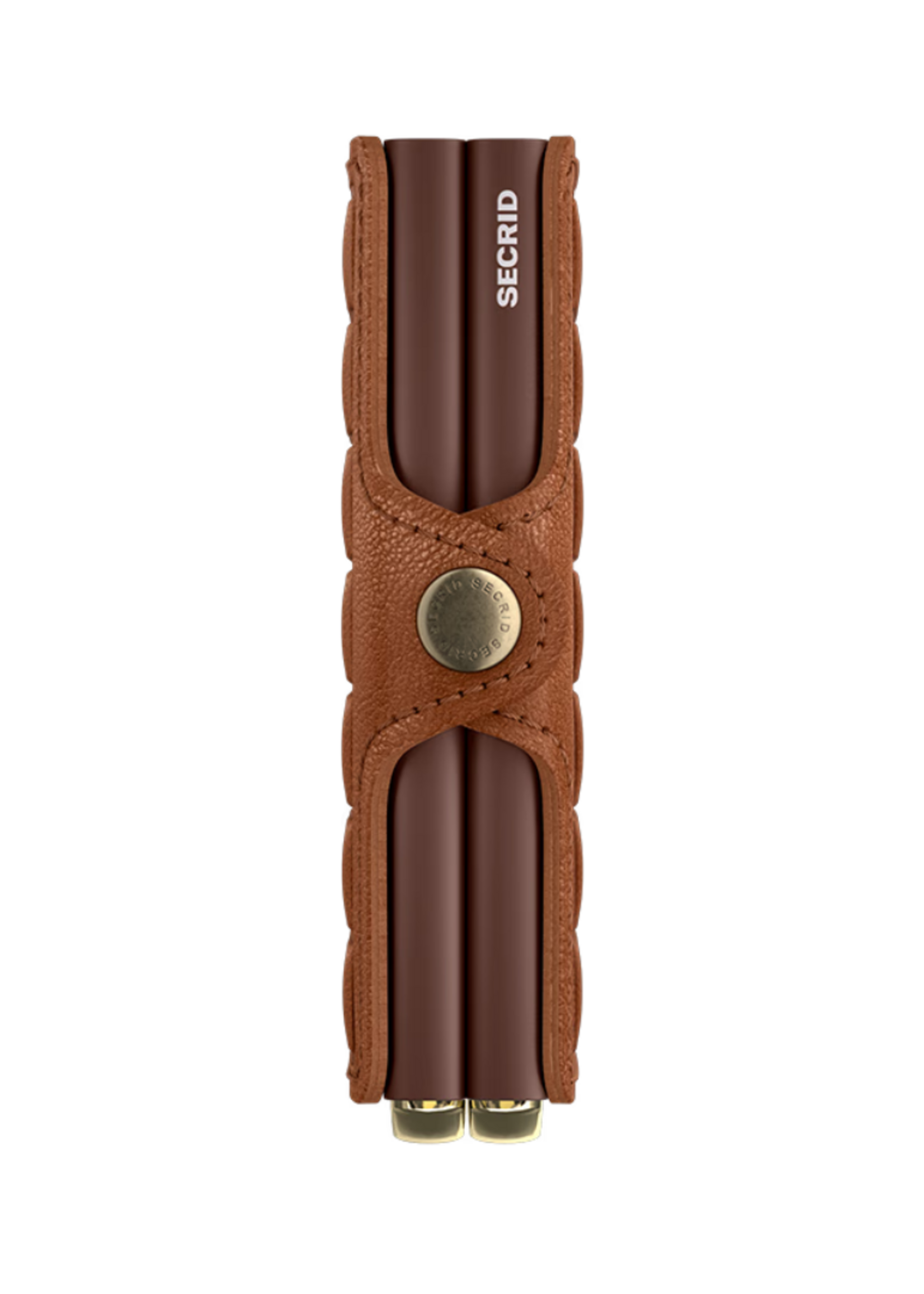 Secrid Premium Twin Wallet Emboss Lines Cognac
