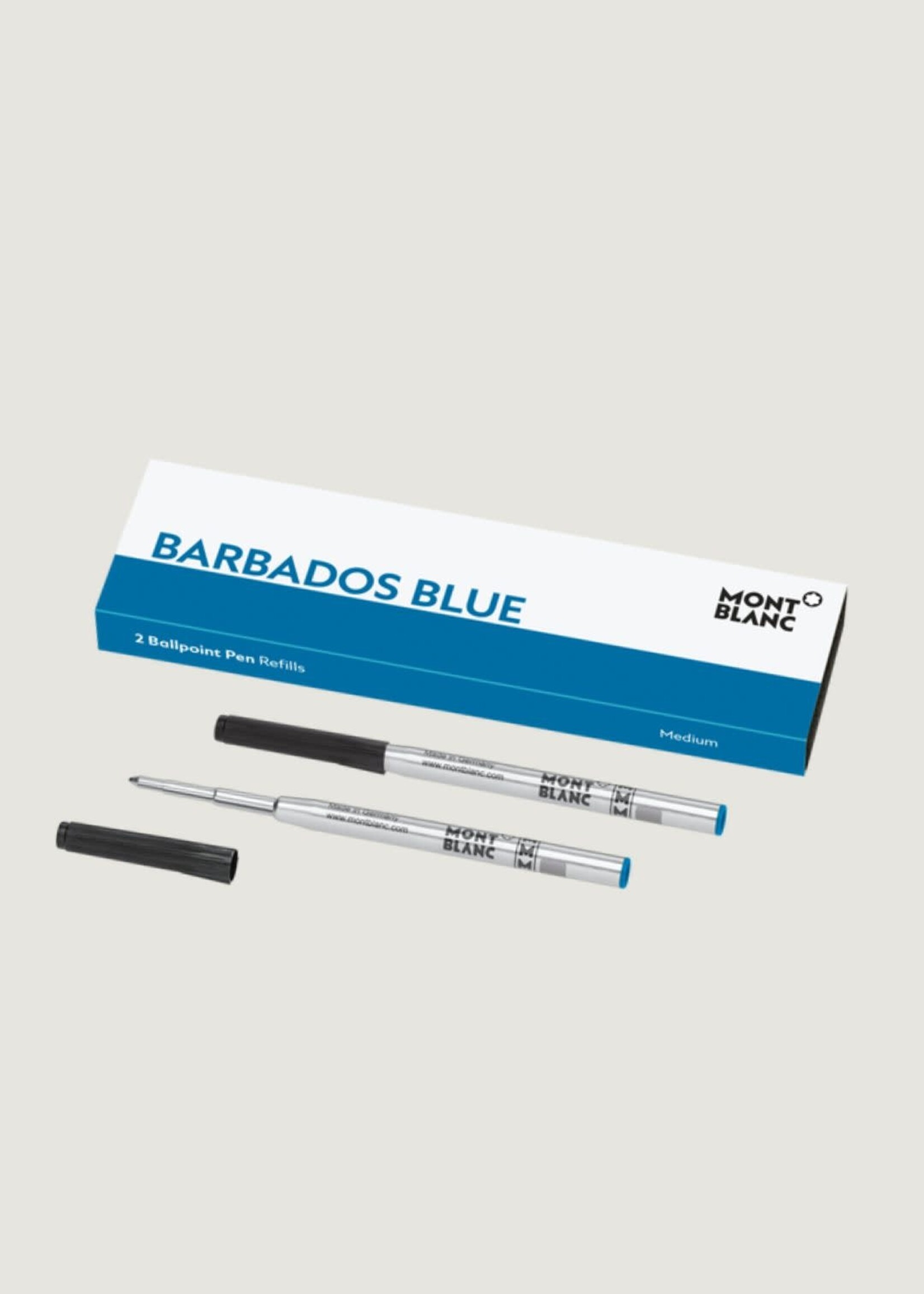 Montblanc Balpen Vulling verp./2 Medium Barbados Blue