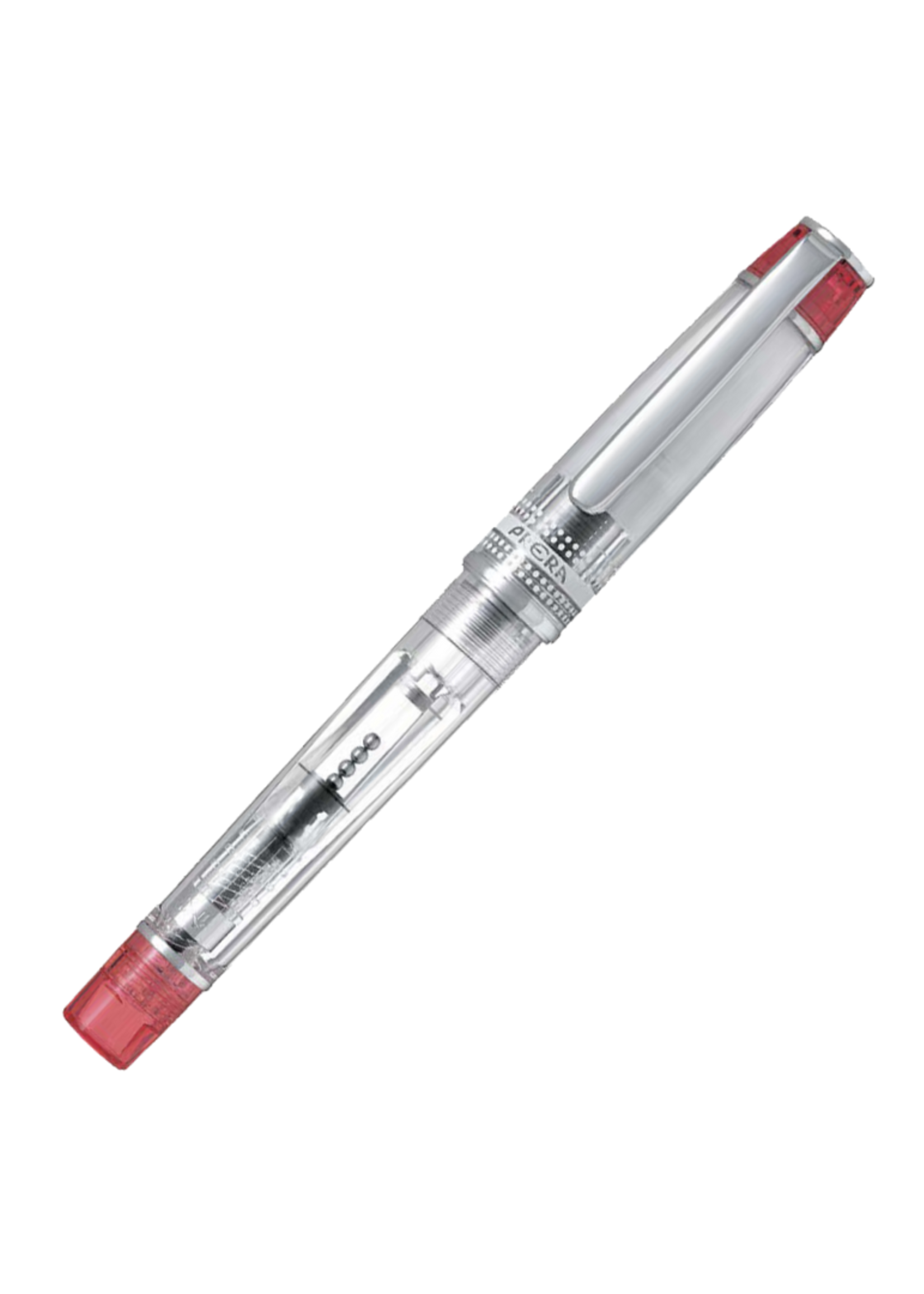 Prera Transparant Red Vulpen Fijn