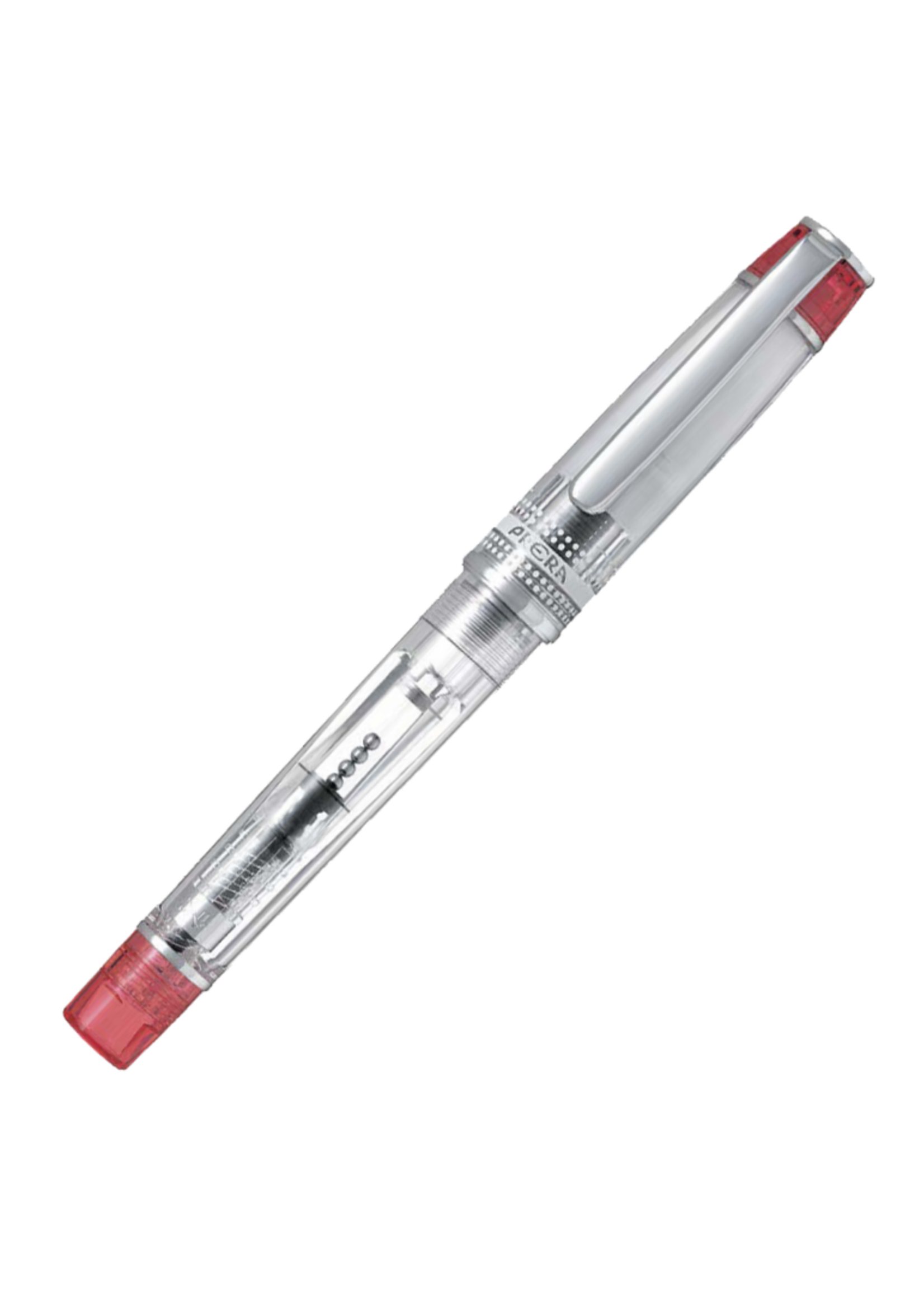 Prera Transparant Red Vulpen Medium