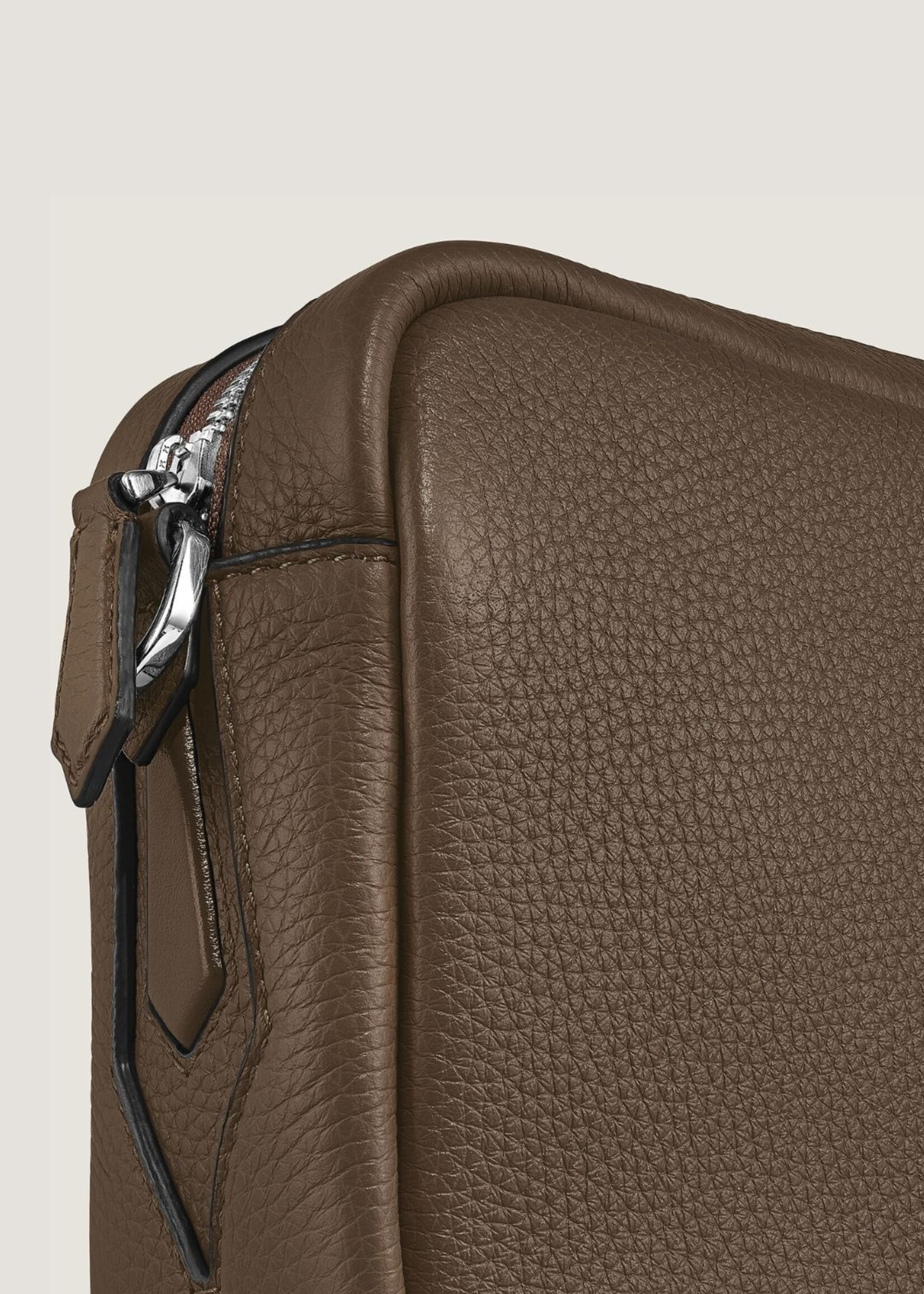 Montblanc Soft Grain Crossbody Noisette