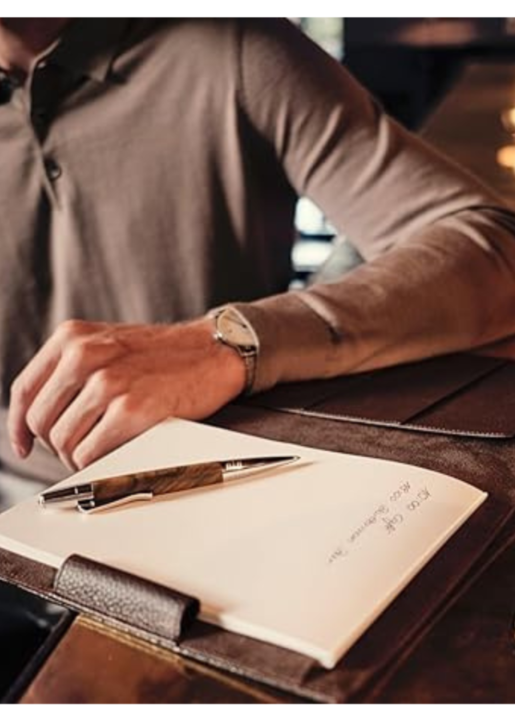 Graf von Faber-Castell Schrijfmap A4 Cashmère Dark Bruin