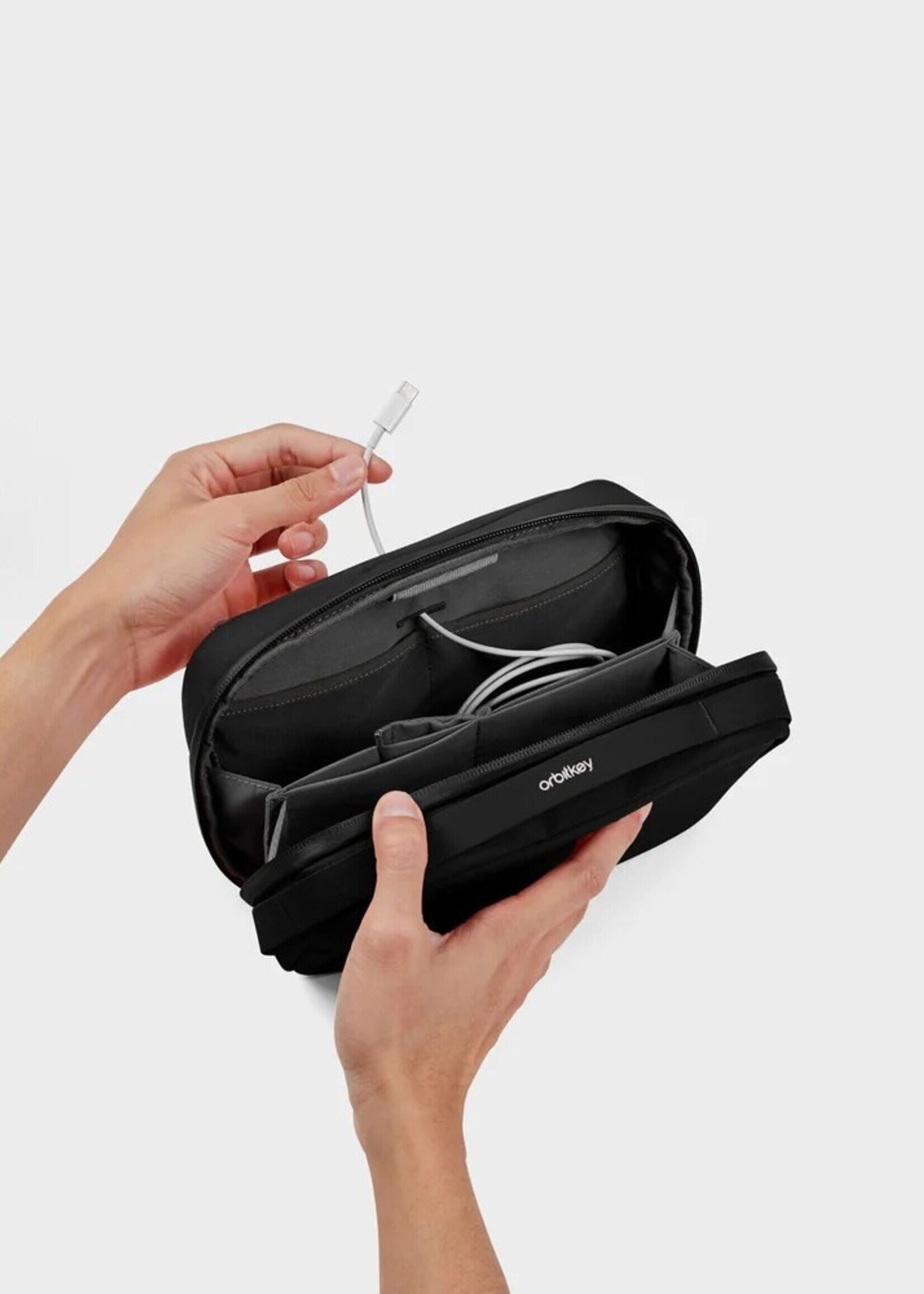 Orbitkey Hybrid Work Essentials 2-in-1 Tech Pouch Olive