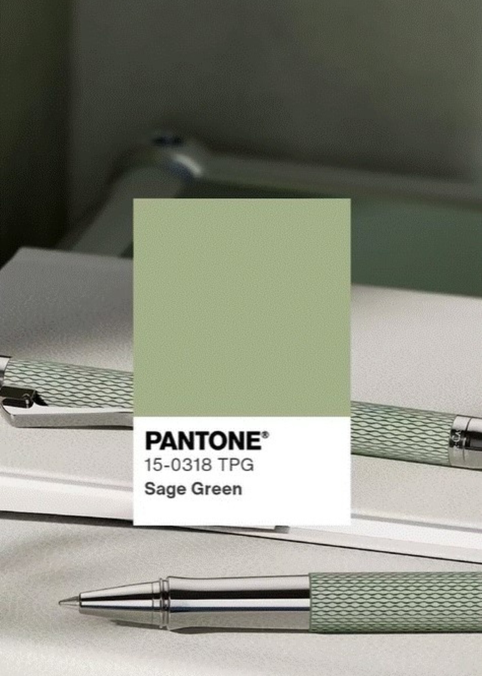 Graf von Faber-Castell Guilloche Sage Vulpen