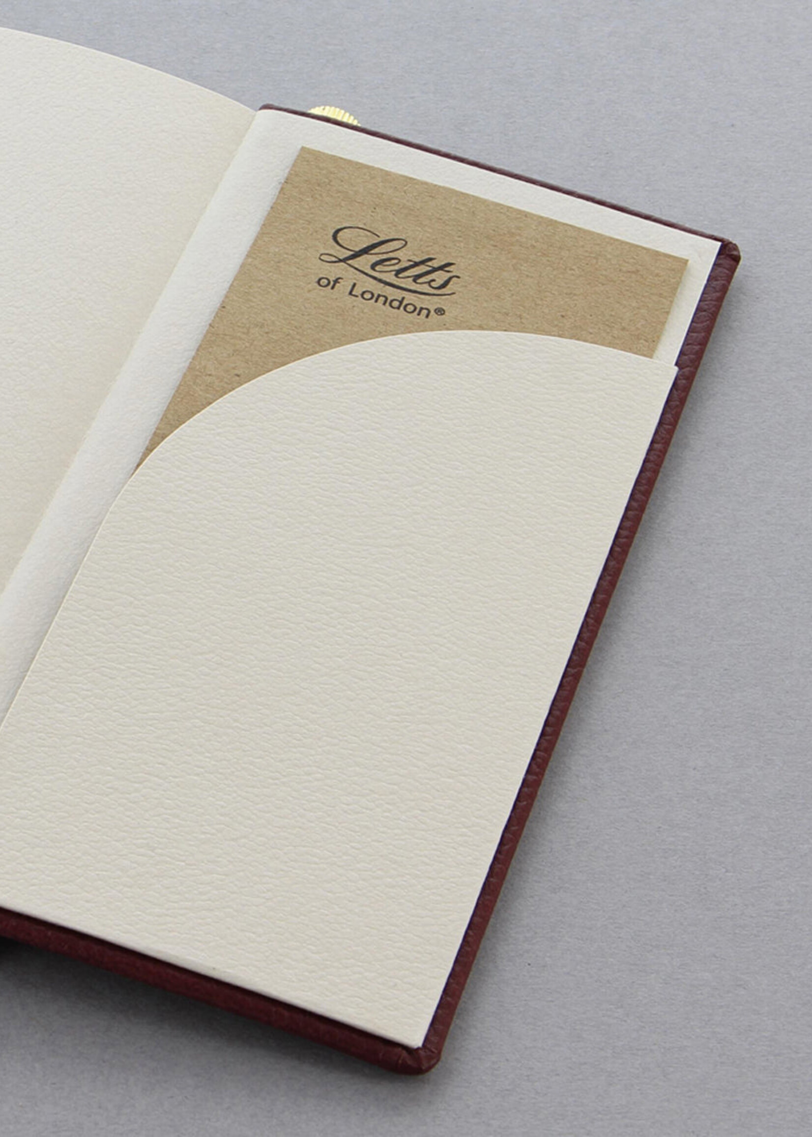 Letts of London Contact A-Z Origins Slim Burgundy