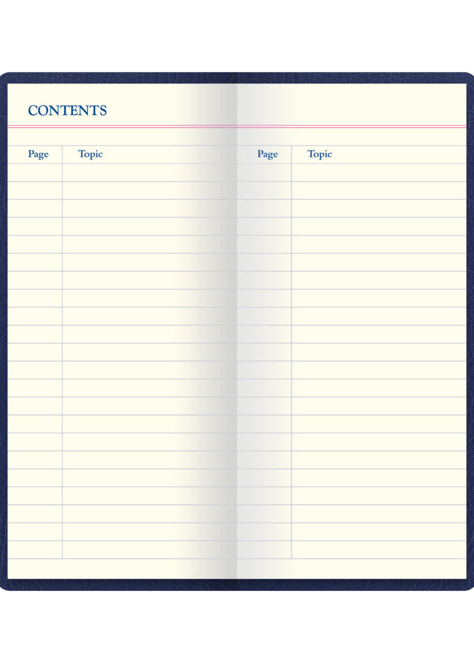 Letts of London Notebook Origins Slim Gelijnd Navy