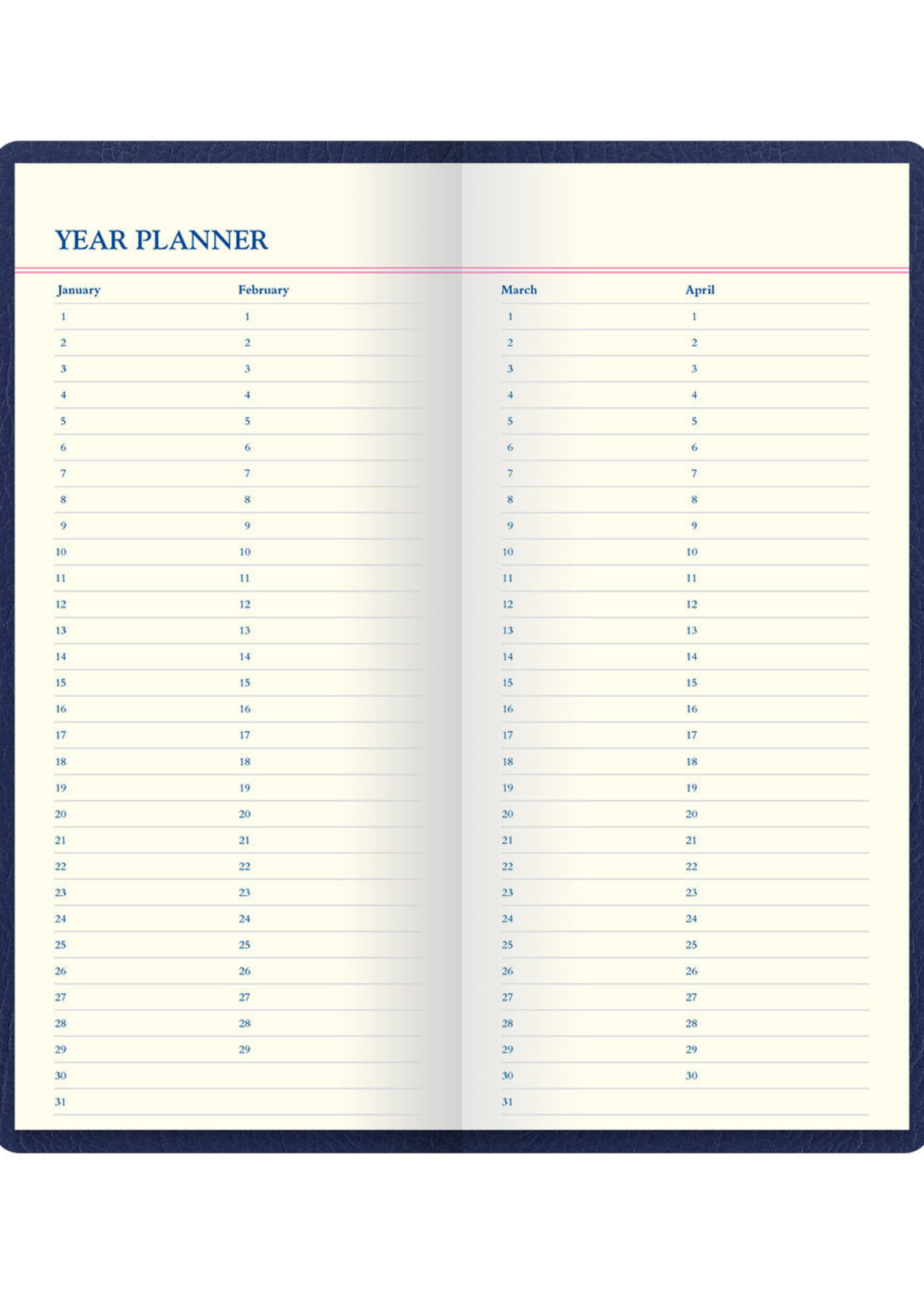 Letts of London Notebook Origins Slim Gelijnd Navy