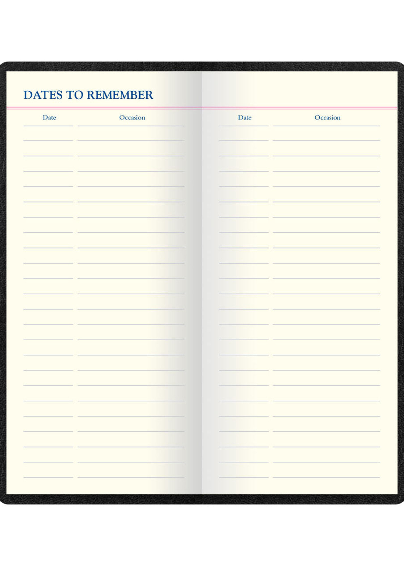 Letts of London Notebook Origins Slim Gelijnd Black