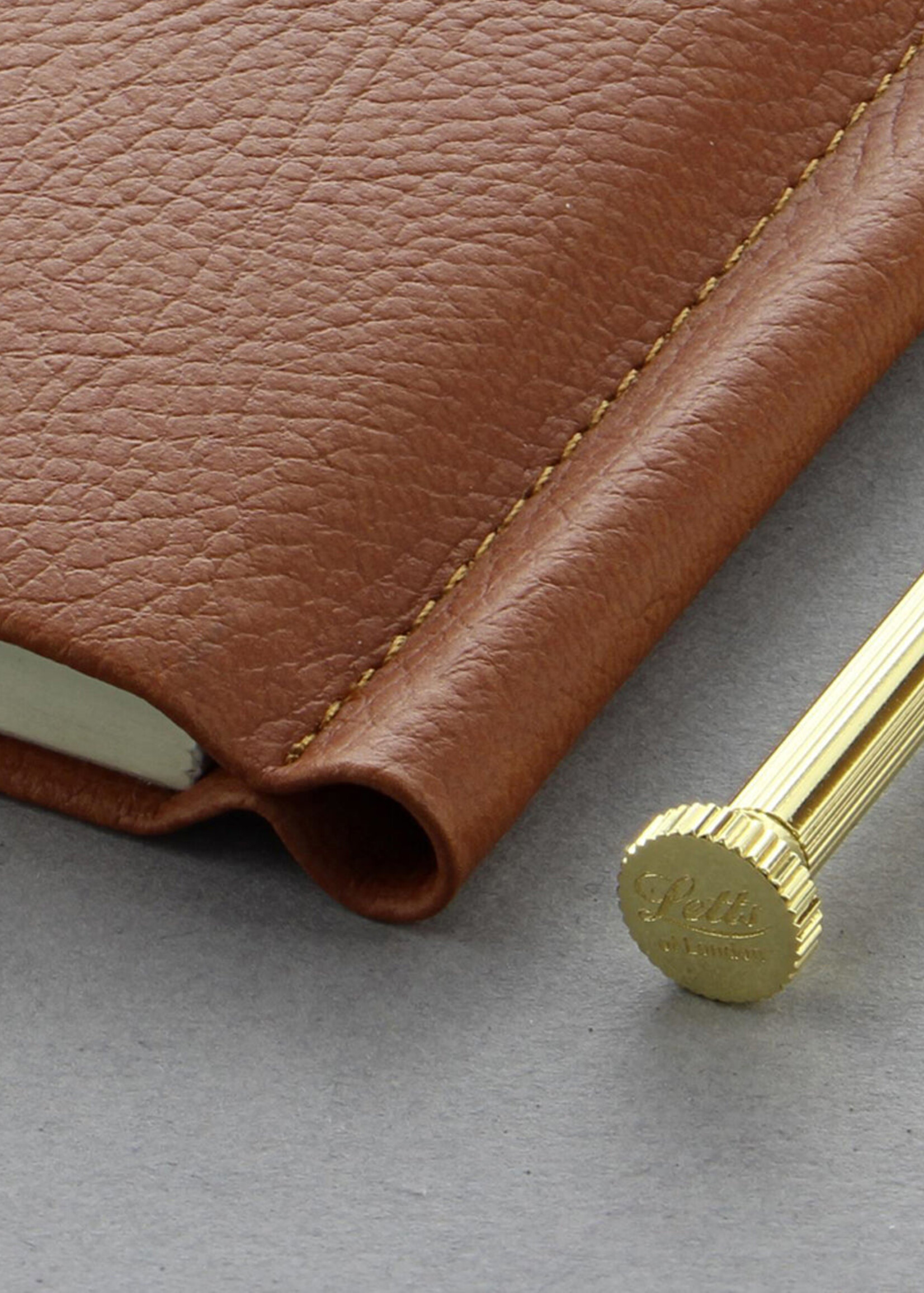 Letts of London Notebook Origins Slim Gelijnd Cognac