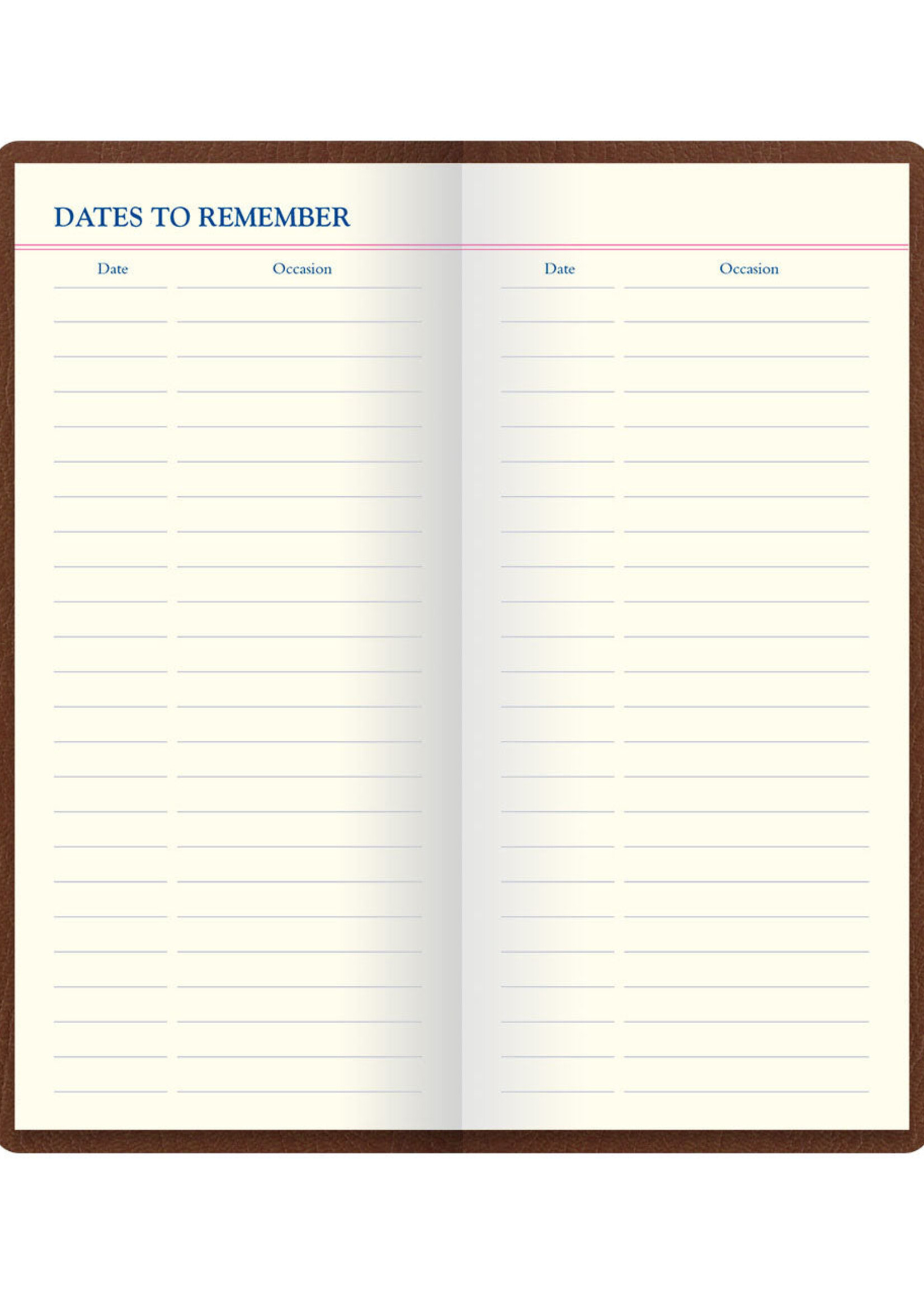 Letts of London Notebook Origins Slim Gelijnd Cognac