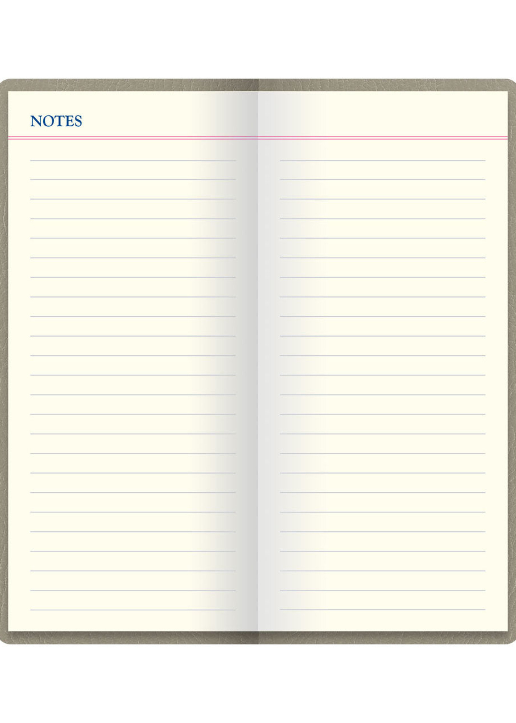 Letts of London Notebook Origins Slim Gelijnd Stone