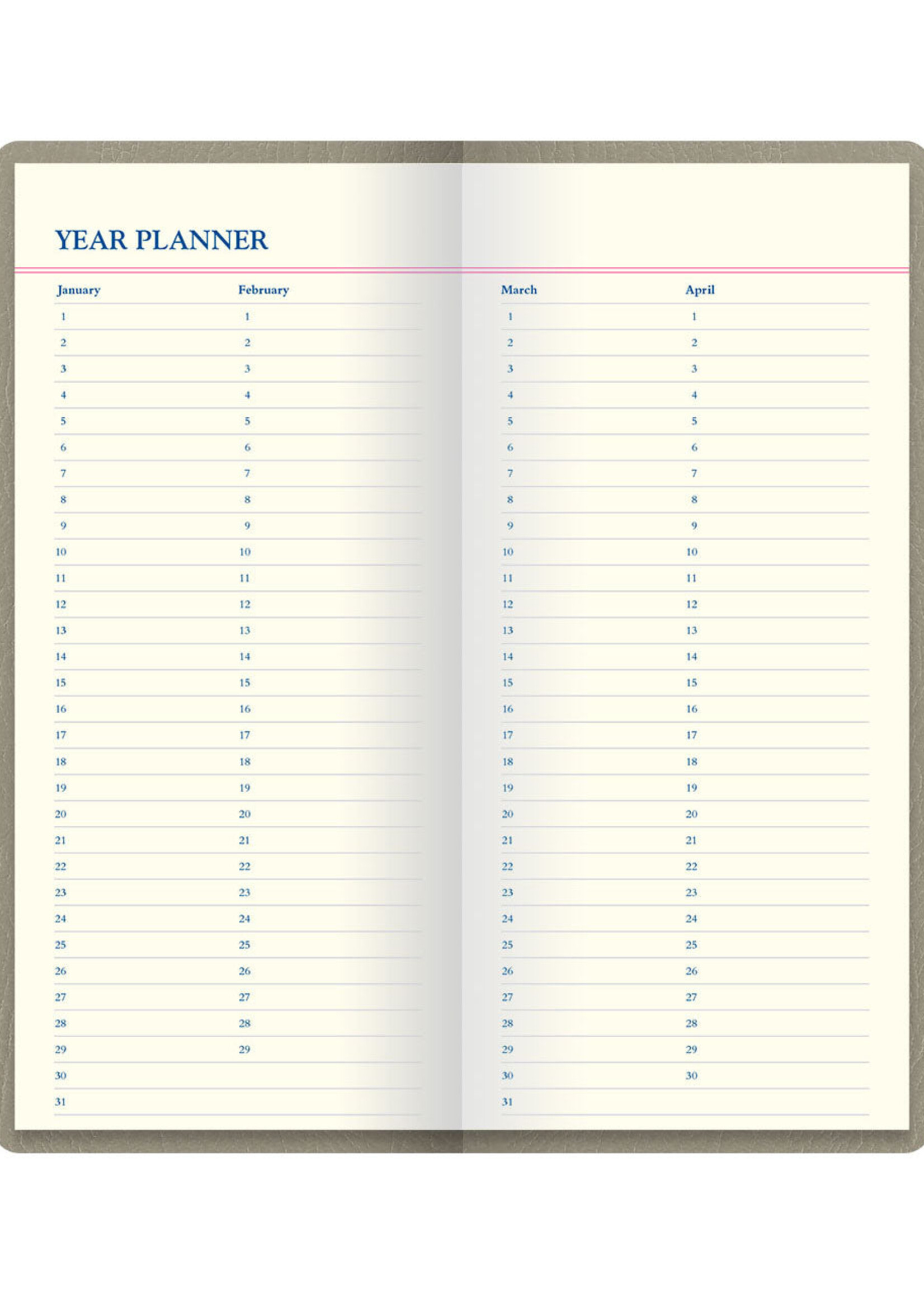 Letts of London Notebook Origins Slim Gelijnd Stone