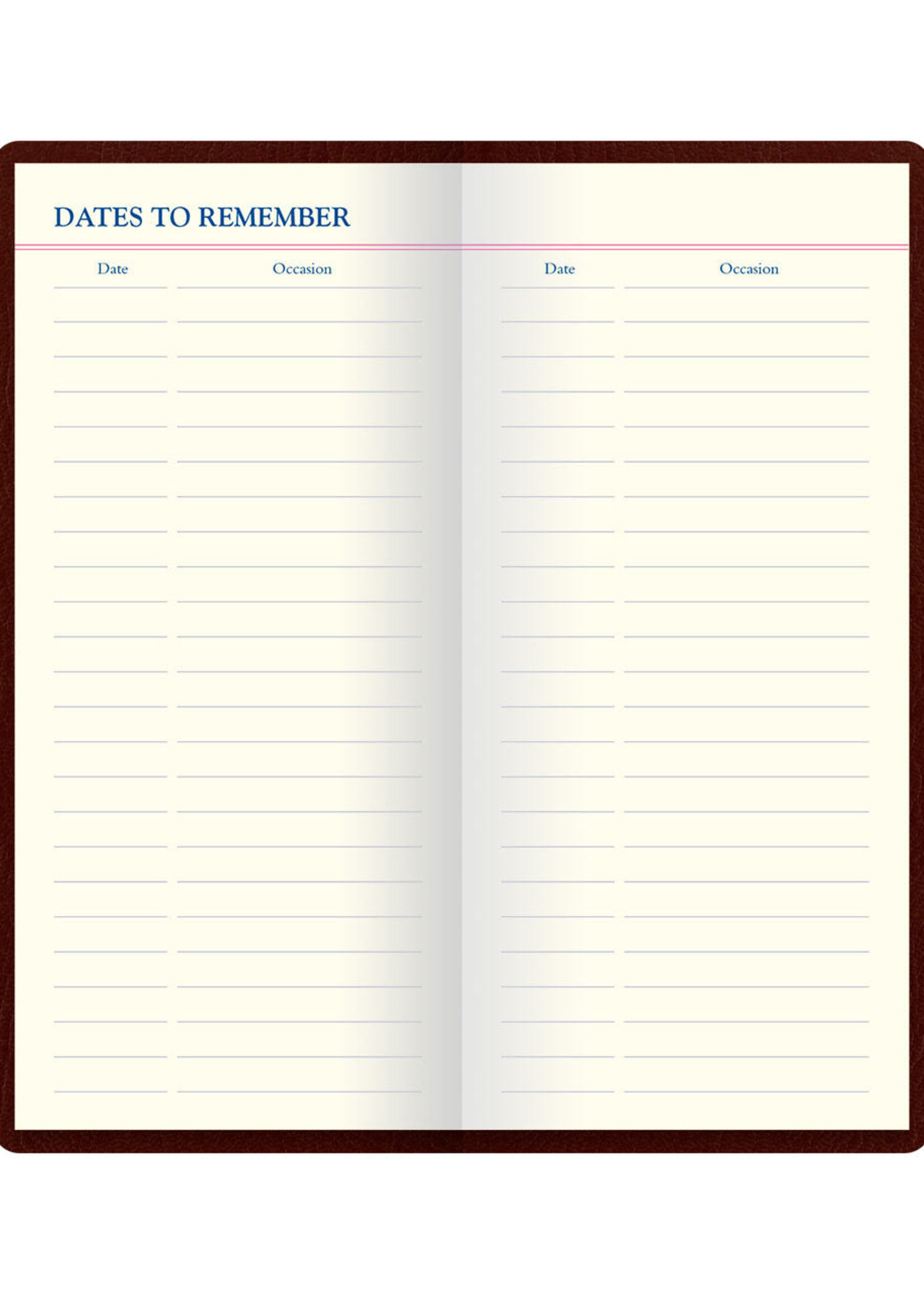 Letts of London Notebook Origins Slim Gelijnd Burgundy