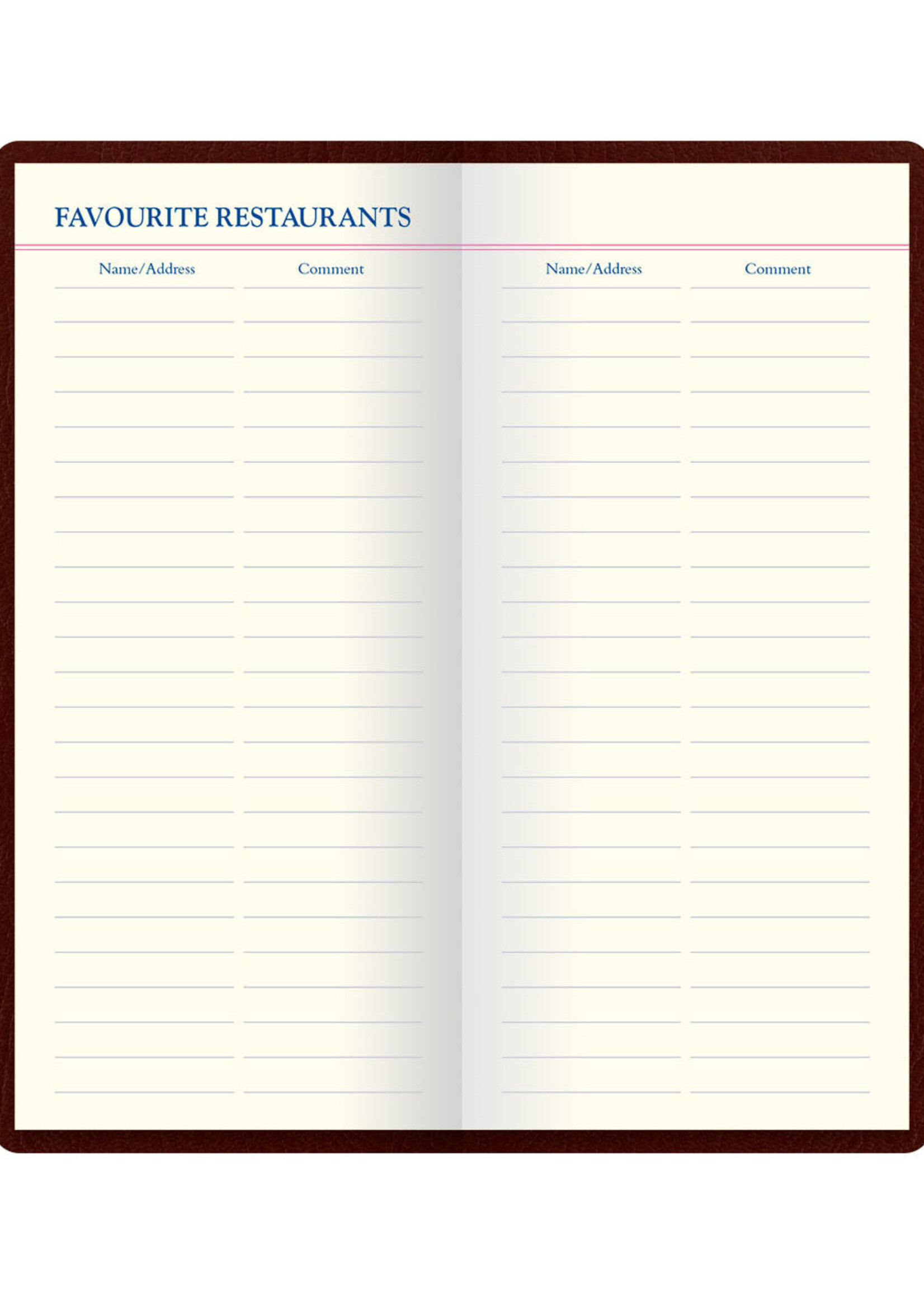 Letts of London Notebook Origins Slim Gelijnd Burgundy