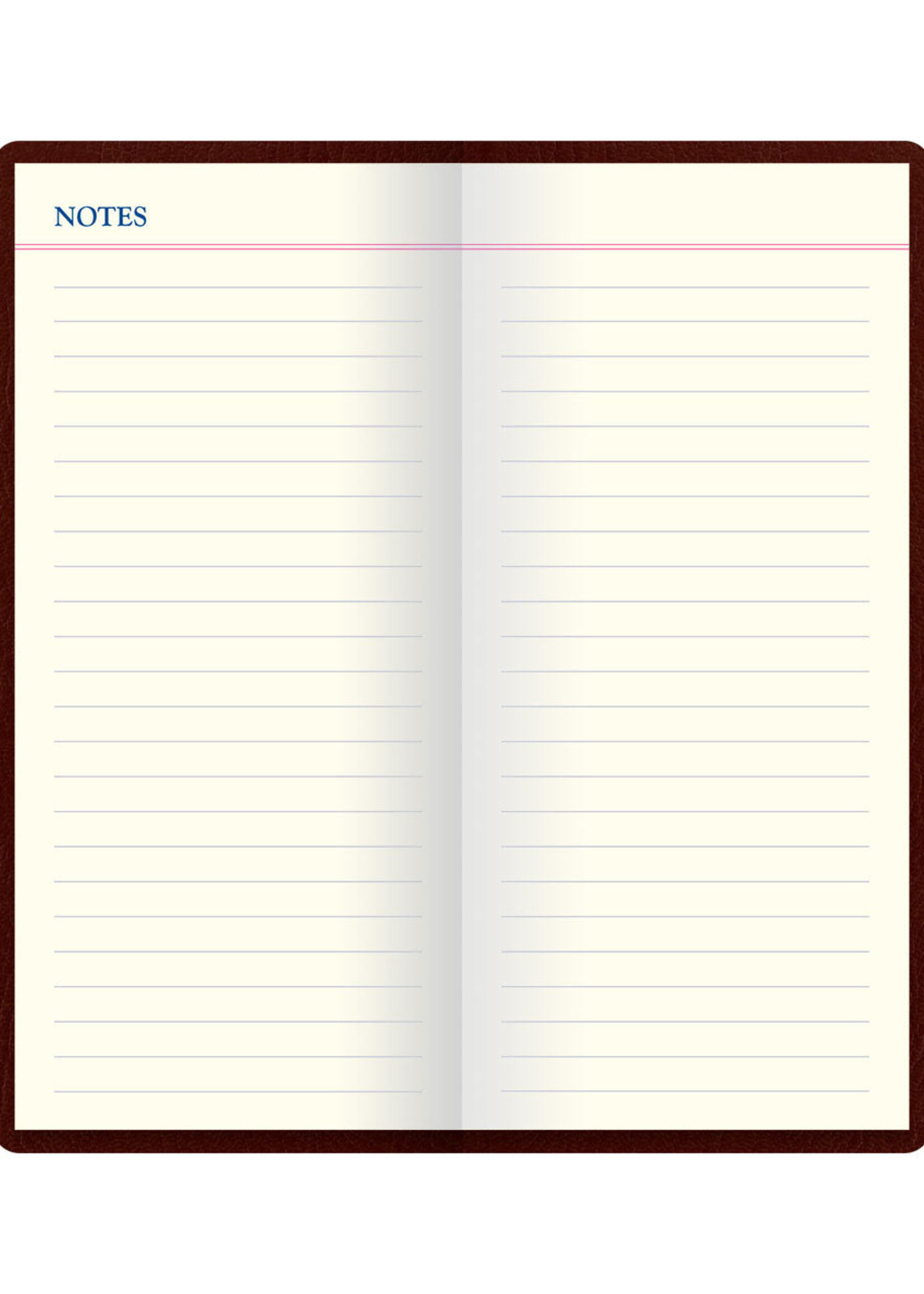 Letts of London Notebook Origins Slim Gelijnd Burgundy