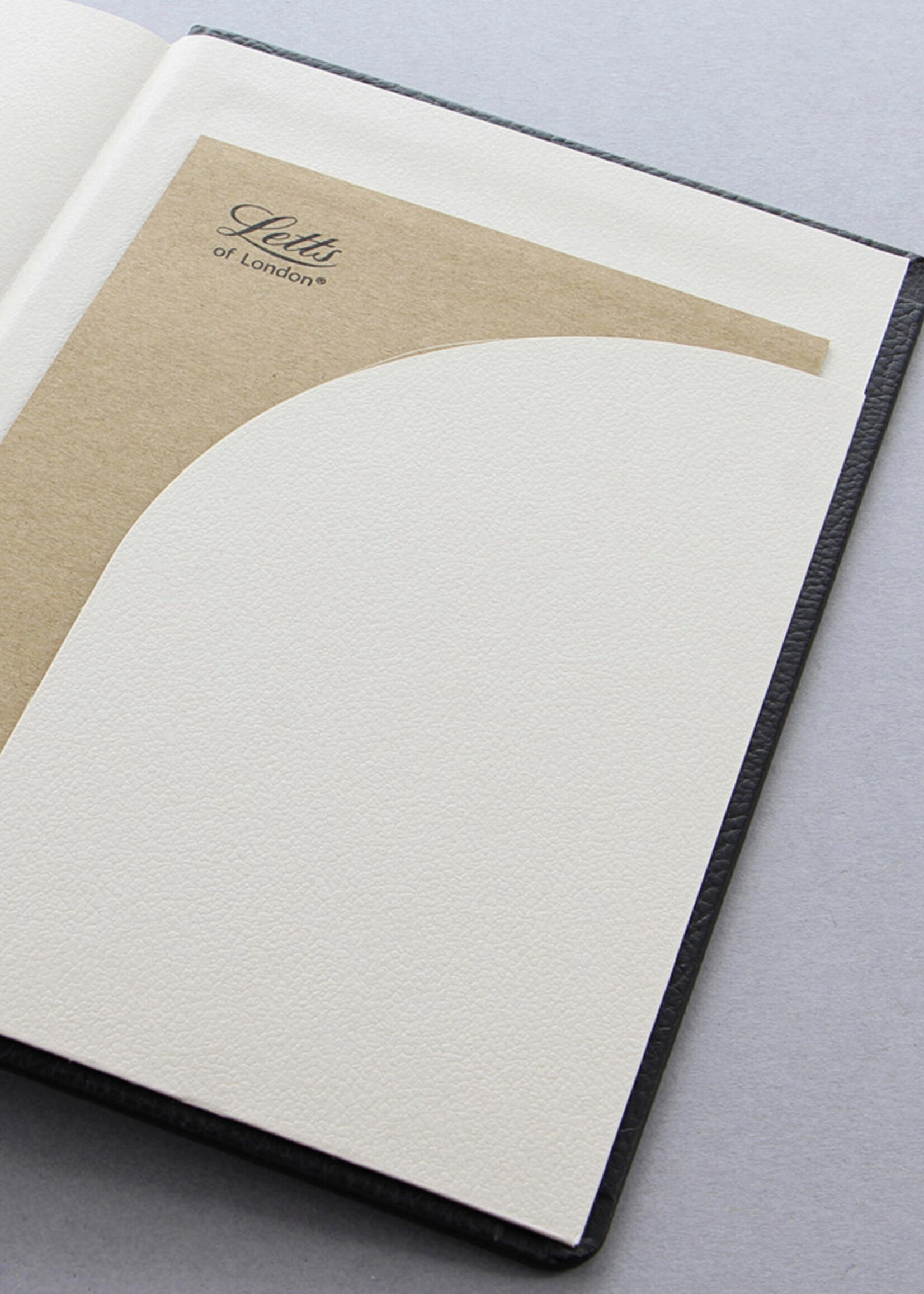 Letts of London Notebook/Journal Origins A5 Dotted Black